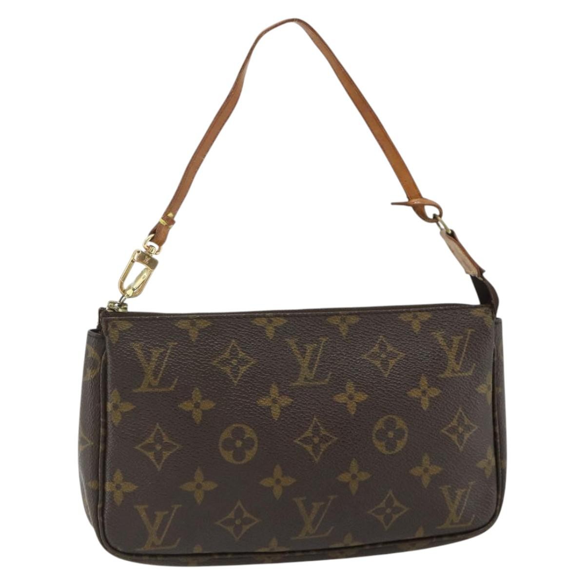 Louis Vuitton Pochette Accessoires Nm Monogram Canvas Brown Canvas Clutche & Pouche Bag (Pre-Owned)