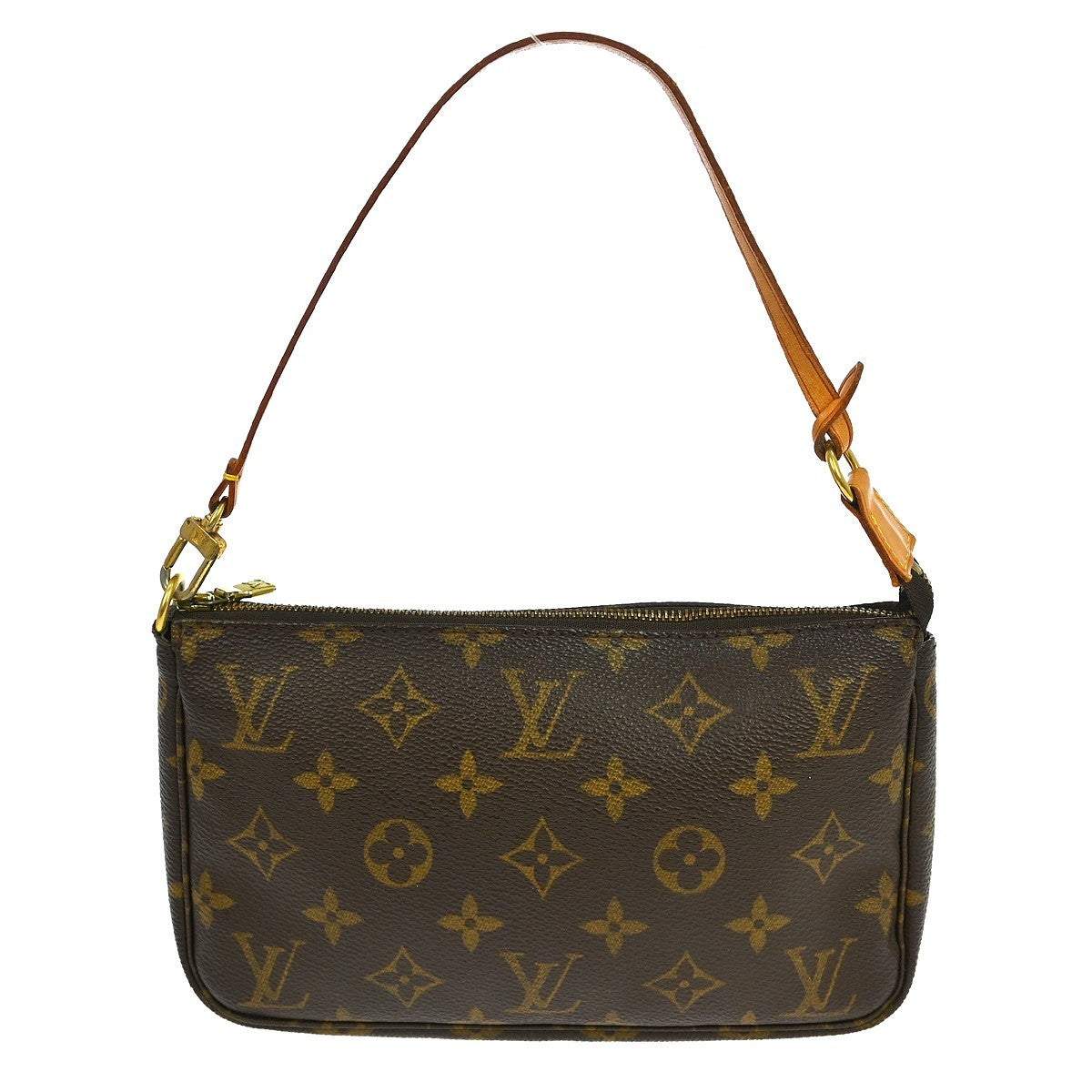 Louis Vuitton Pochette Accessoires Nm Monogram Canvas Brown Canvas Clutche & Pouche Bag (Pre-Owned)