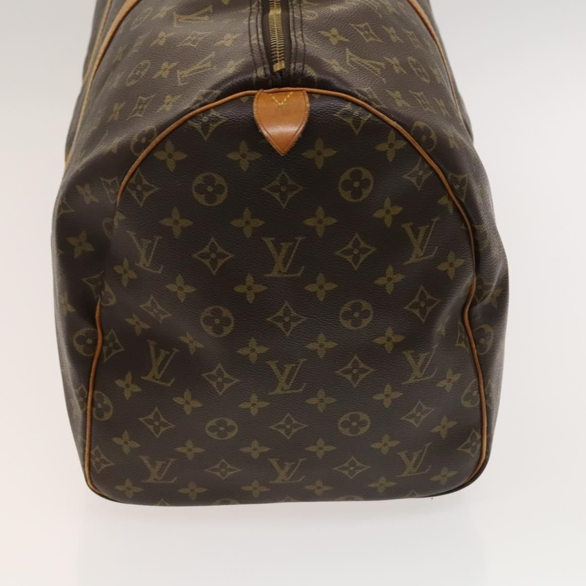Louis Vuitton Keepall Bag Monogram Canvas Brown Canvas Travel Bag Bag (Pre-Owned)