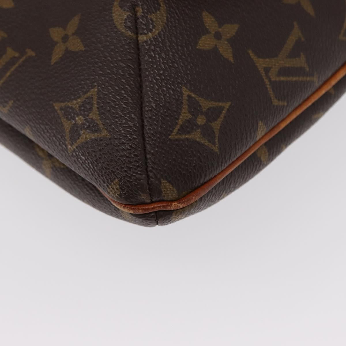 Louis Vuitton Musette Salsa Handbag Monogram Canvas Brown Canvas Shoulder Bag Bag (Pre-Owned)