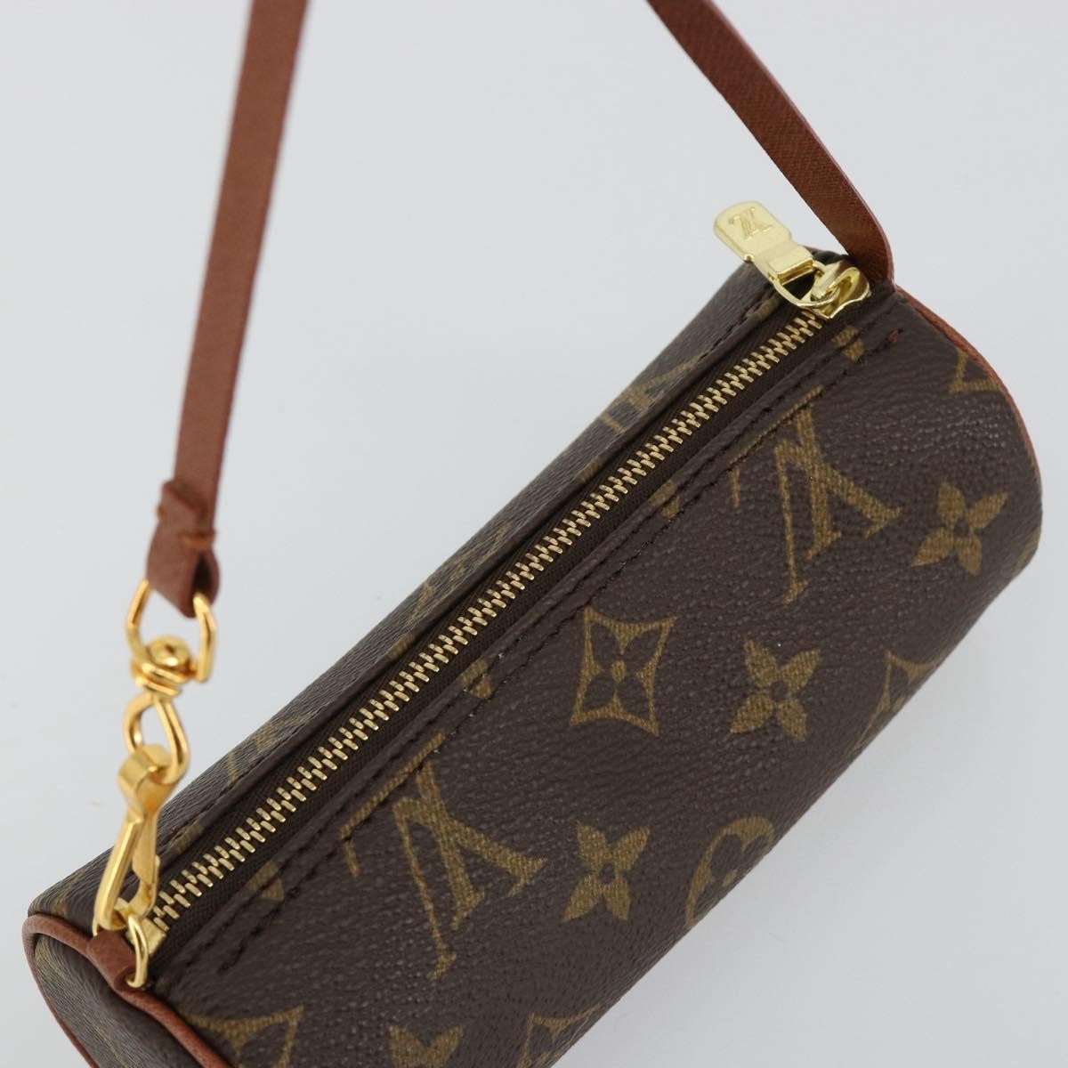 Louis Vuitton Papillon Pochette Monogram Canvas Brown Canvas Clutche & Pouche Bag (Pre-Owned)
