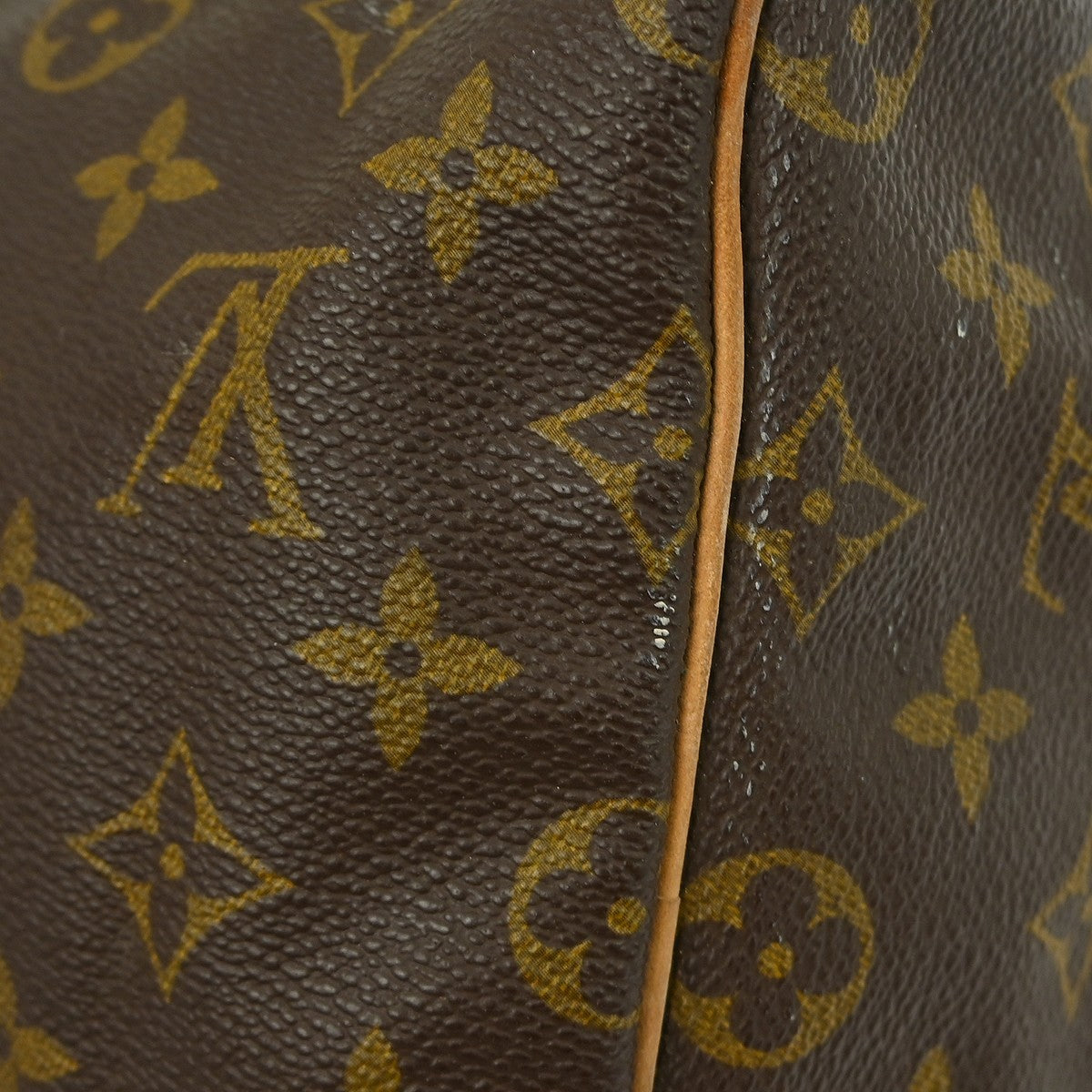 Louis Vuitton Speedy Handbag Monogram Canvas Brown Canvas Handbag (Pre-Owned)