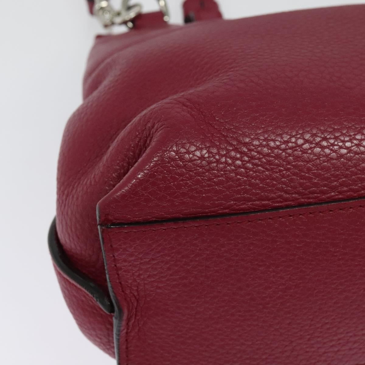 Gucci Bamboo Daily Top Handle Bag Leather Pink Leather Bag (Pre-Owned)