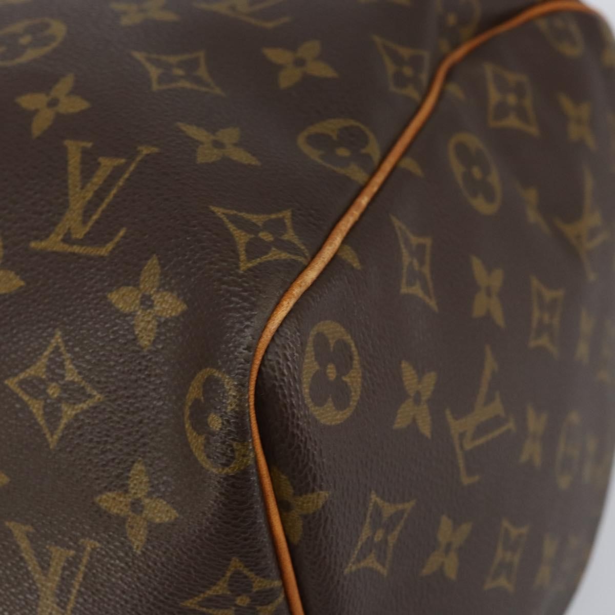 Louis Vuitton Speedy Handbag Monogram Canvas Brown Canvas Handbag (Pre-Owned)