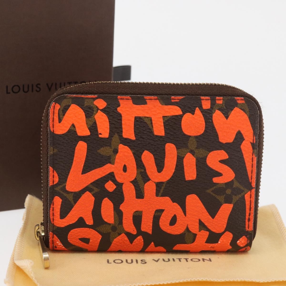 Louis Vuitton Porte-Monnaie Zippy Wallet Monogramme Empreinte Orange Canvas Wallets Accessory (Pre-Owned)