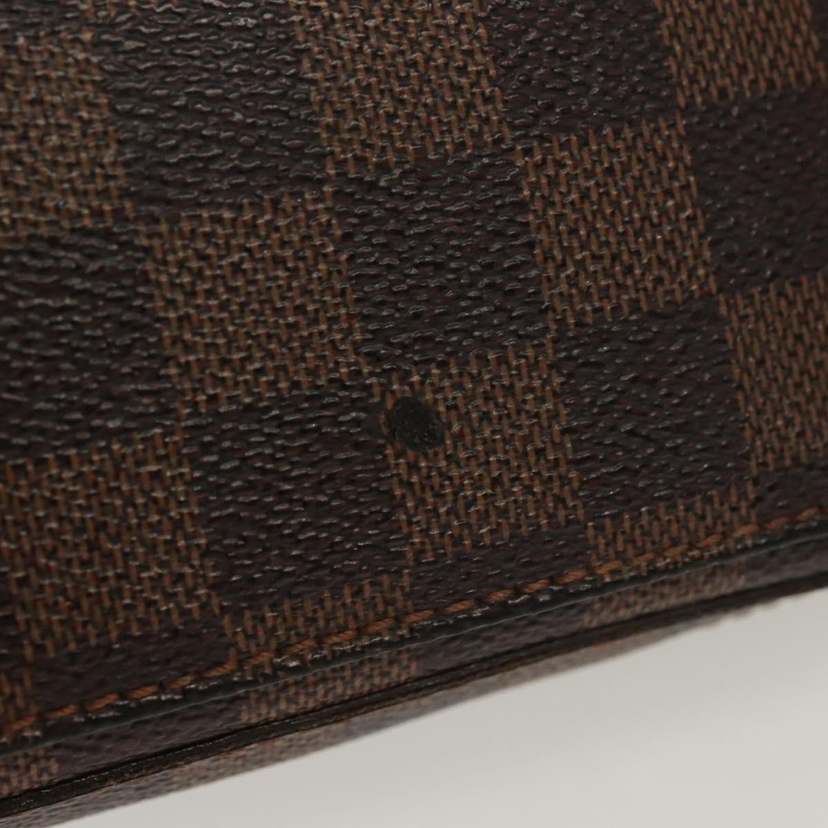 Louis Vuitton Geronimos Waist Bag Damier Brown Canvas Clutche & Pouche Bag (Pre-Owned)