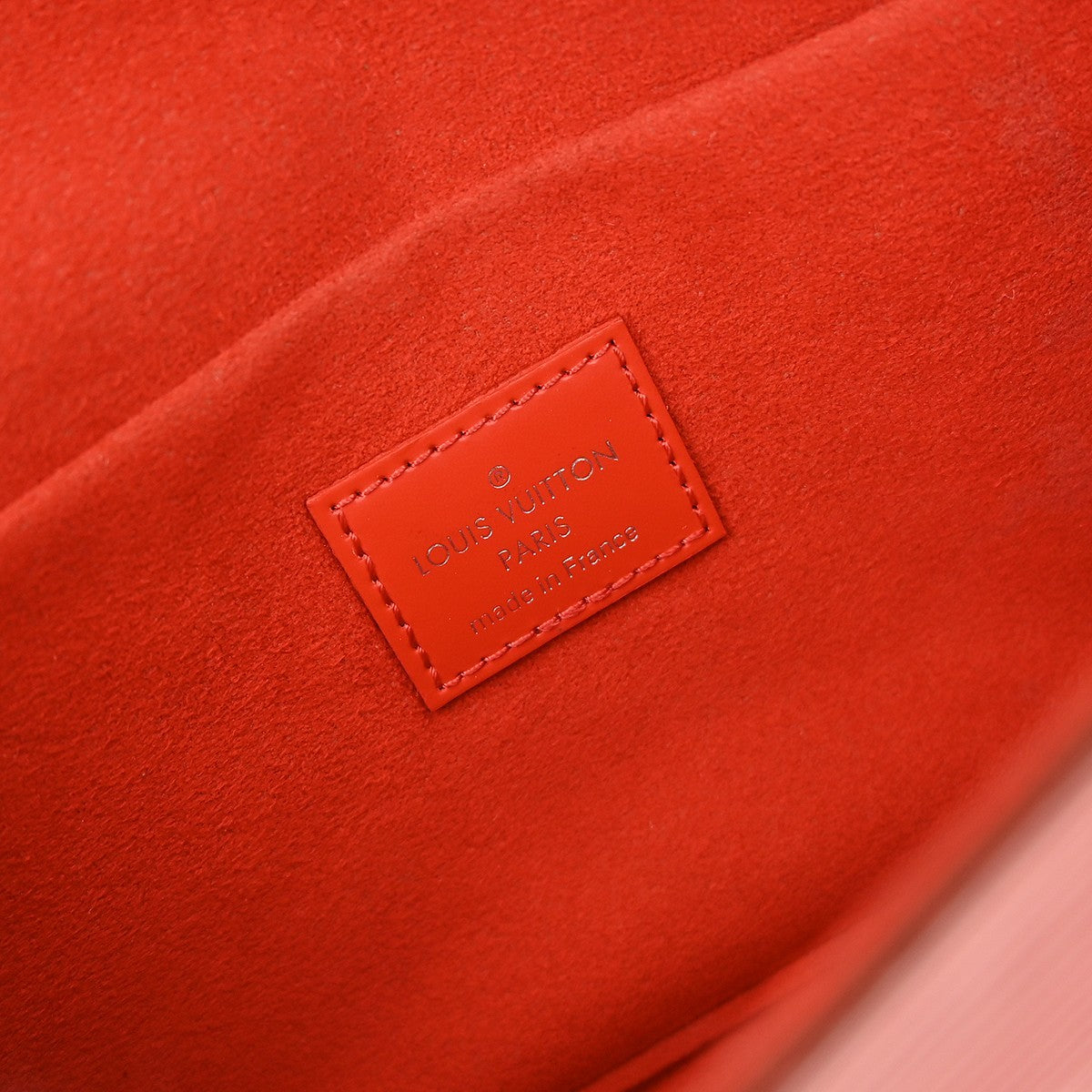 Louis Vuitton Felicie Pochette Epi Leather Red Leather Shoulder Bag Bag (Pre-Owned)