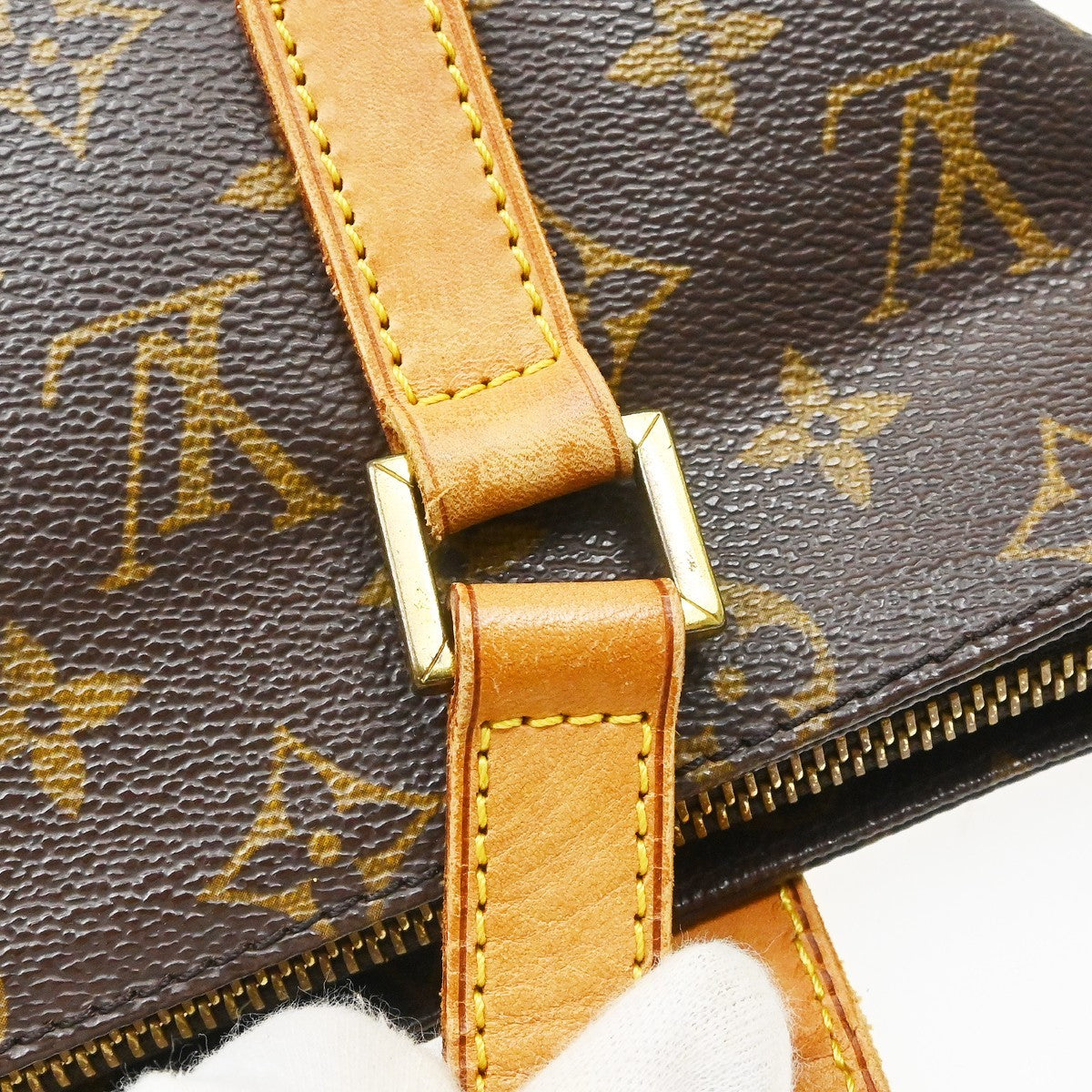 Louis Vuitton Cabas Piano Monogram Canvas Brown Canvas Tote Bag Bag (Pre-Owned)