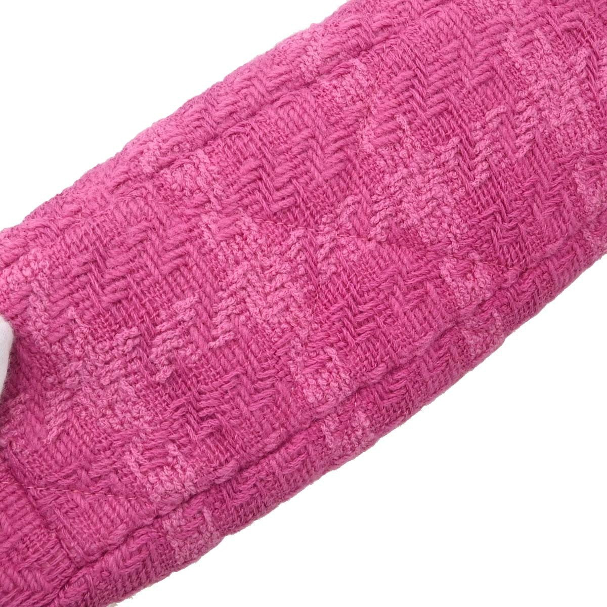 Chanel 19 Flap Bag Quilted Tweed Pink Tweed Handbag (Pre-Owned)