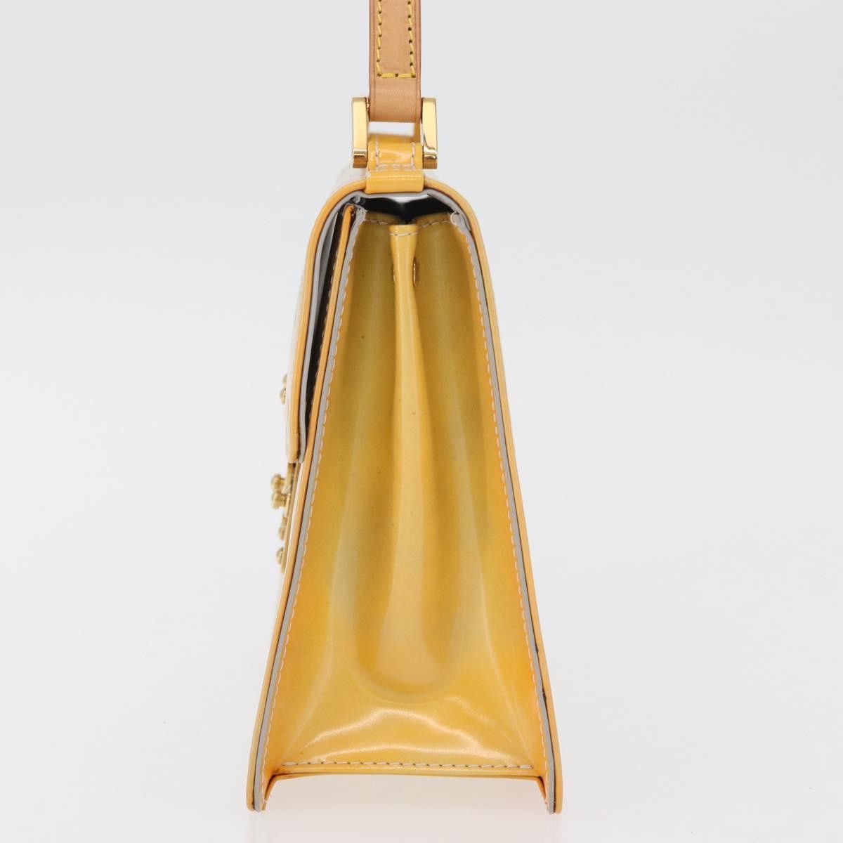 Louis Vuitton Spring Street Nm Handbag Patent Leather Yellow Patent_Leather Handbag (Pre-Owned)