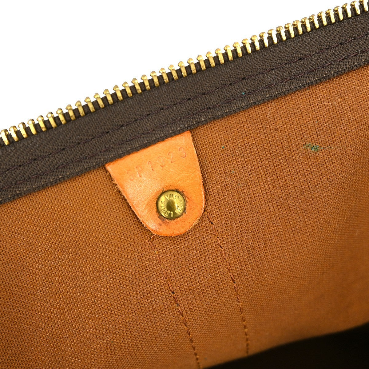 Louis Vuitton Keepall Bag Monogram Canvas Brown Canvas Travel Bag Bag (Pre-Owned)