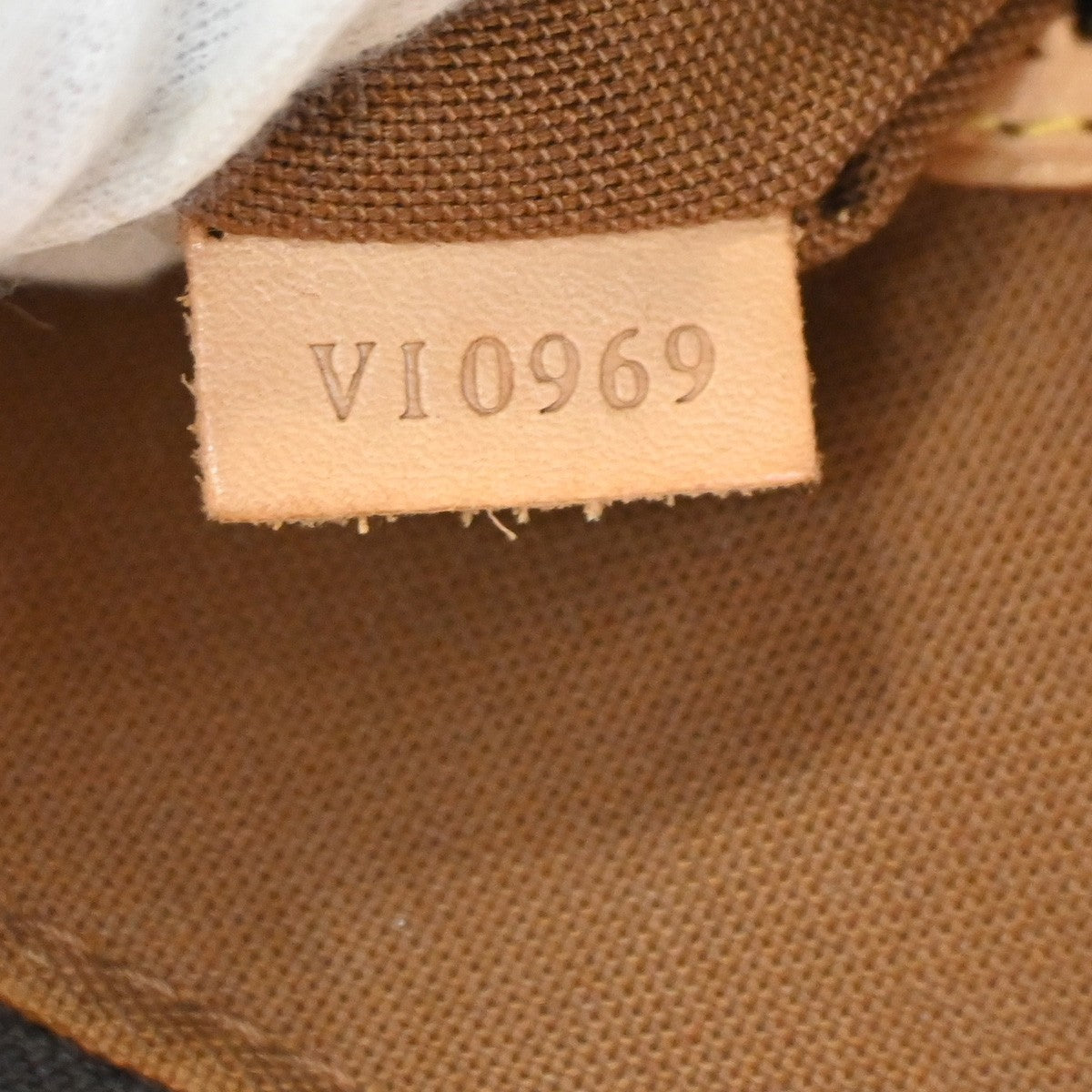 Louis Vuitton Alma Handbag Monogram Canvas Brown Canvas Handbag (Pre-Owned)