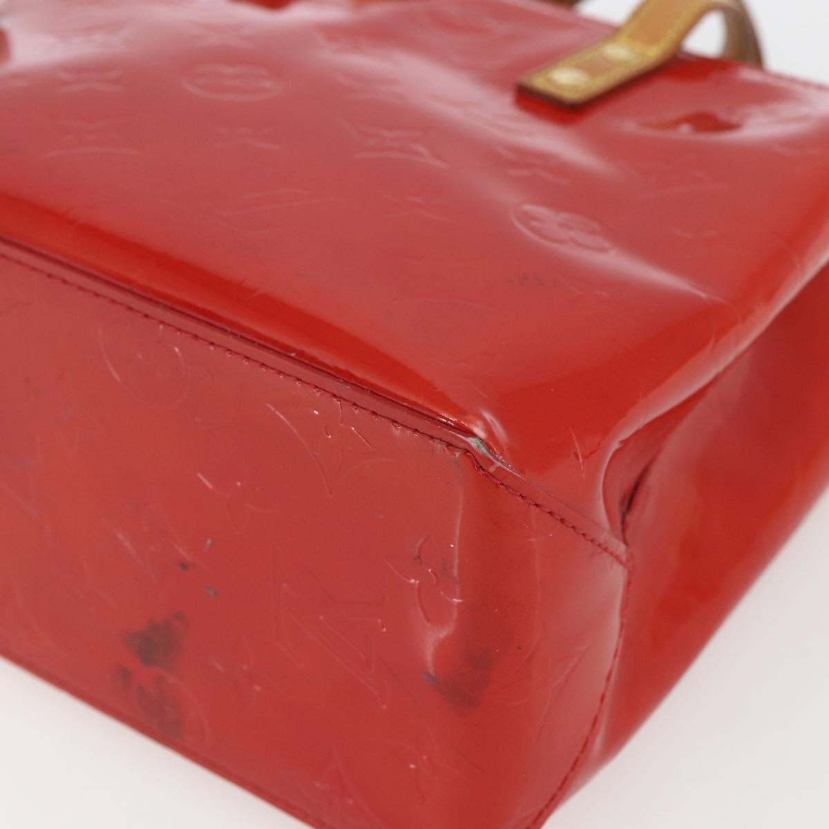 Louis Vuitton Reade Handbag Monogram Vernis Red Patent_Leather Handbag (Pre-Owned)