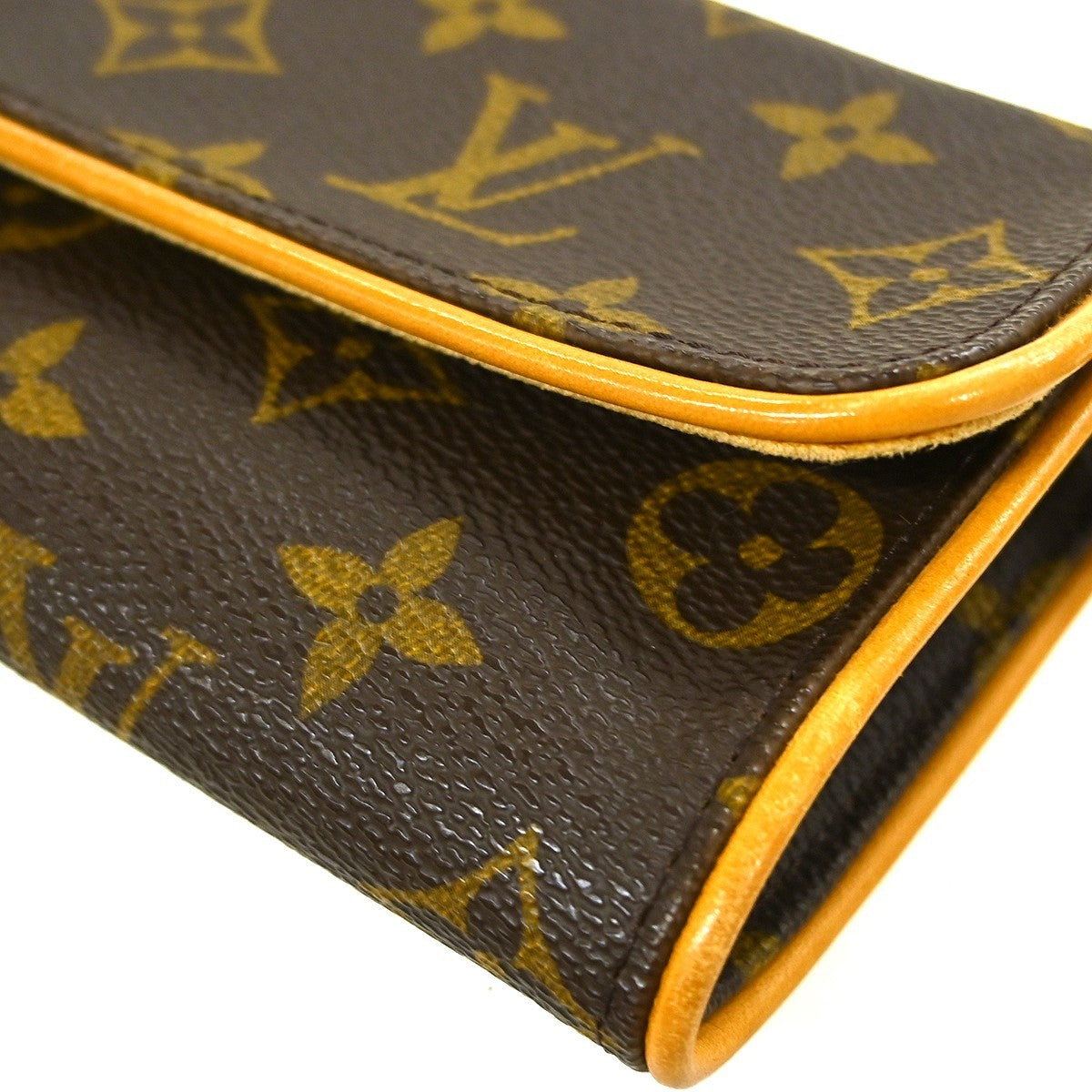 Louis Vuitton Twin Handbag Monogram Canvas Brown Canvas Clutche & Pouche Bag (Pre-Owned)