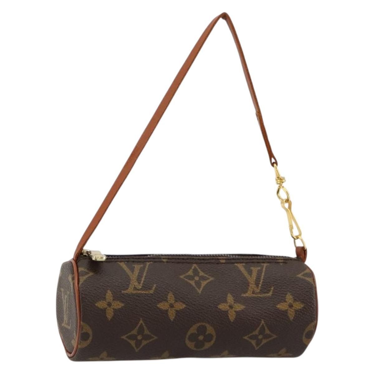 Louis Vuitton Papillon Pochette Monogram Canvas Brown Canvas Clutche & Pouche Bag (Pre-Owned)