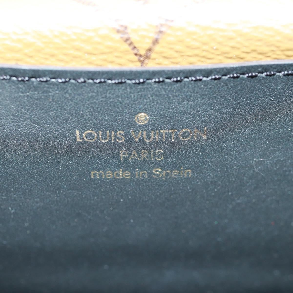 Louis Vuitton Daily Multi Pocket Belt Monogram Canvas Brown Canvas Wallets Accessory (Pre-Owned)
