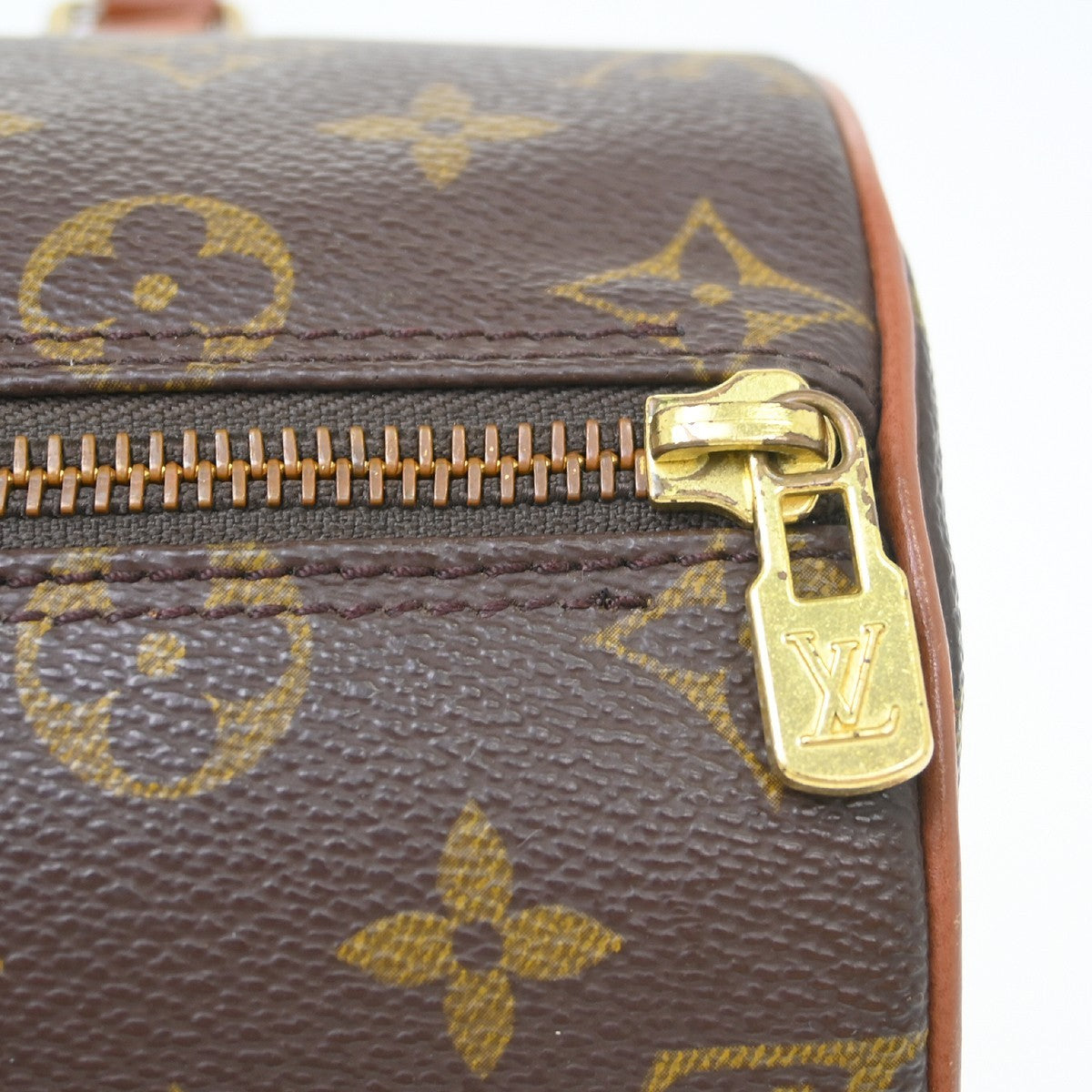 Louis Vuitton Papillon Handbag Monogram Canvas Brown Canvas Handbag (Pre-Owned)