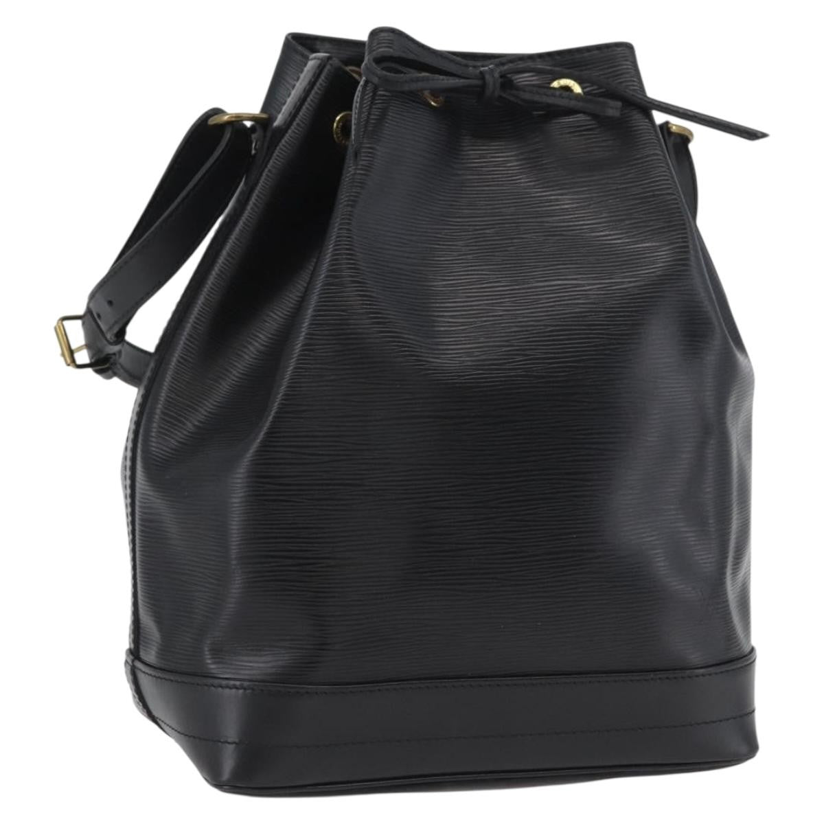 Louis Vuitton Noe Handbag Epi Leather Black Leather Shoulder Bag Bag (Pre-Owned)