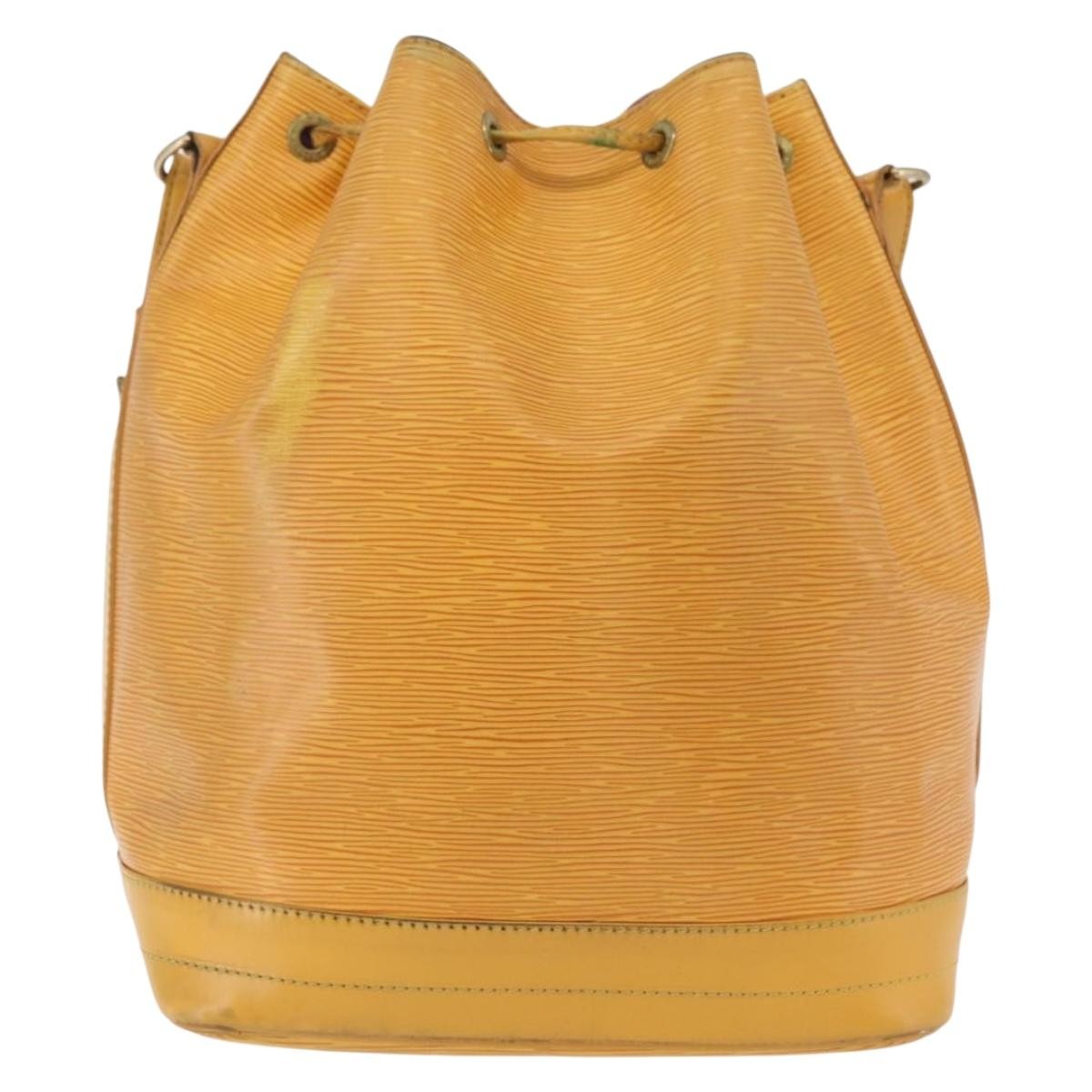 Louis Vuitton Noe Handbag Epi Leather Yellow Leather Shoulder Bag Bag (Pre-Owned)