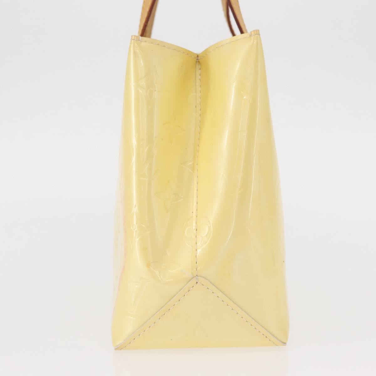 Louis Vuitton Reade Handbag Monogram Vernis Beige Patent_Leather Tote Bag Bag (Pre-Owned)