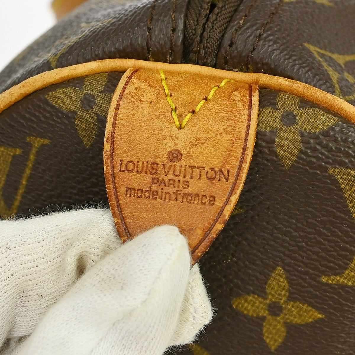 Louis Vuitton Speedy Handbag Monogram Canvas Brown Canvas Handbag (Pre-Owned)