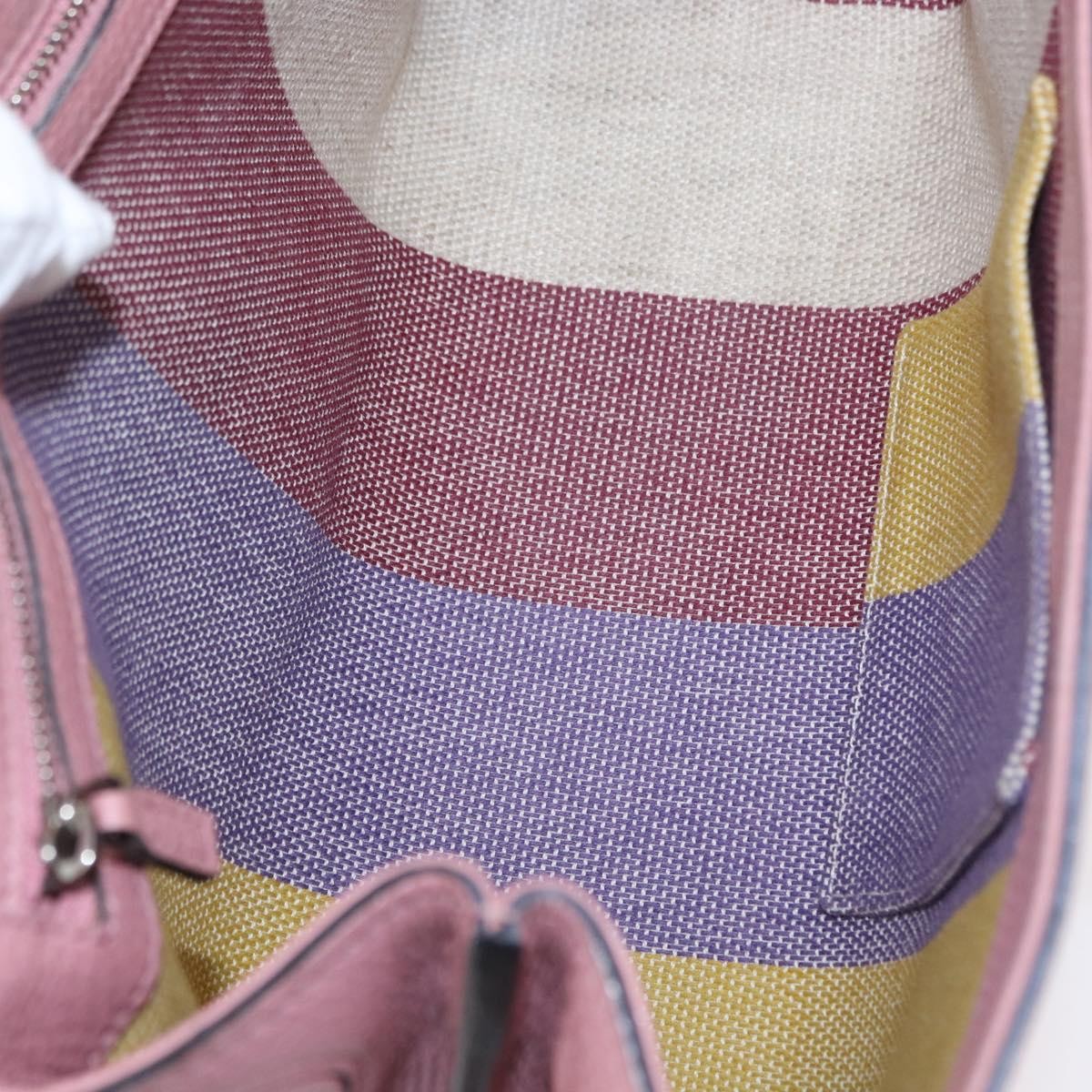 Gucci Bamboo Daily Top Handle Bag Leather Pink Leather Handbag (Pre-Owned)