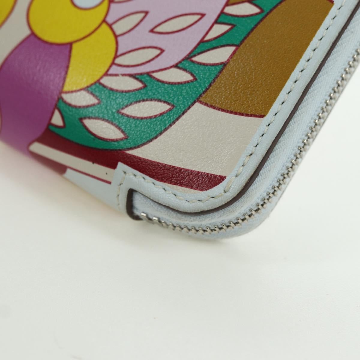 Hermes Azap Zip Around Wallet Printed Leather Multicolour Leather Wallets Accessory (Pre-Owned)