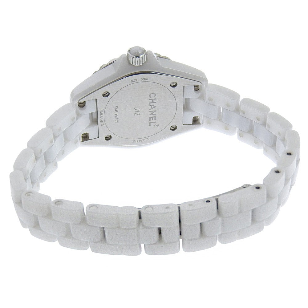 Chanel J12 Automatic Watch Ceramic And Stainless Steel With Diamond Markers And Mother Of Pearl Watch (Pre-Owned)