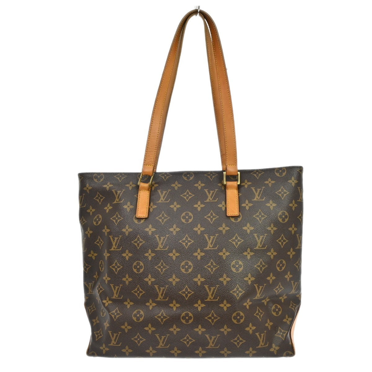 Louis Vuitton Cabas Mezzo Monogram Canvas Brown Canvas Tote Bag Bag (Pre-Owned)