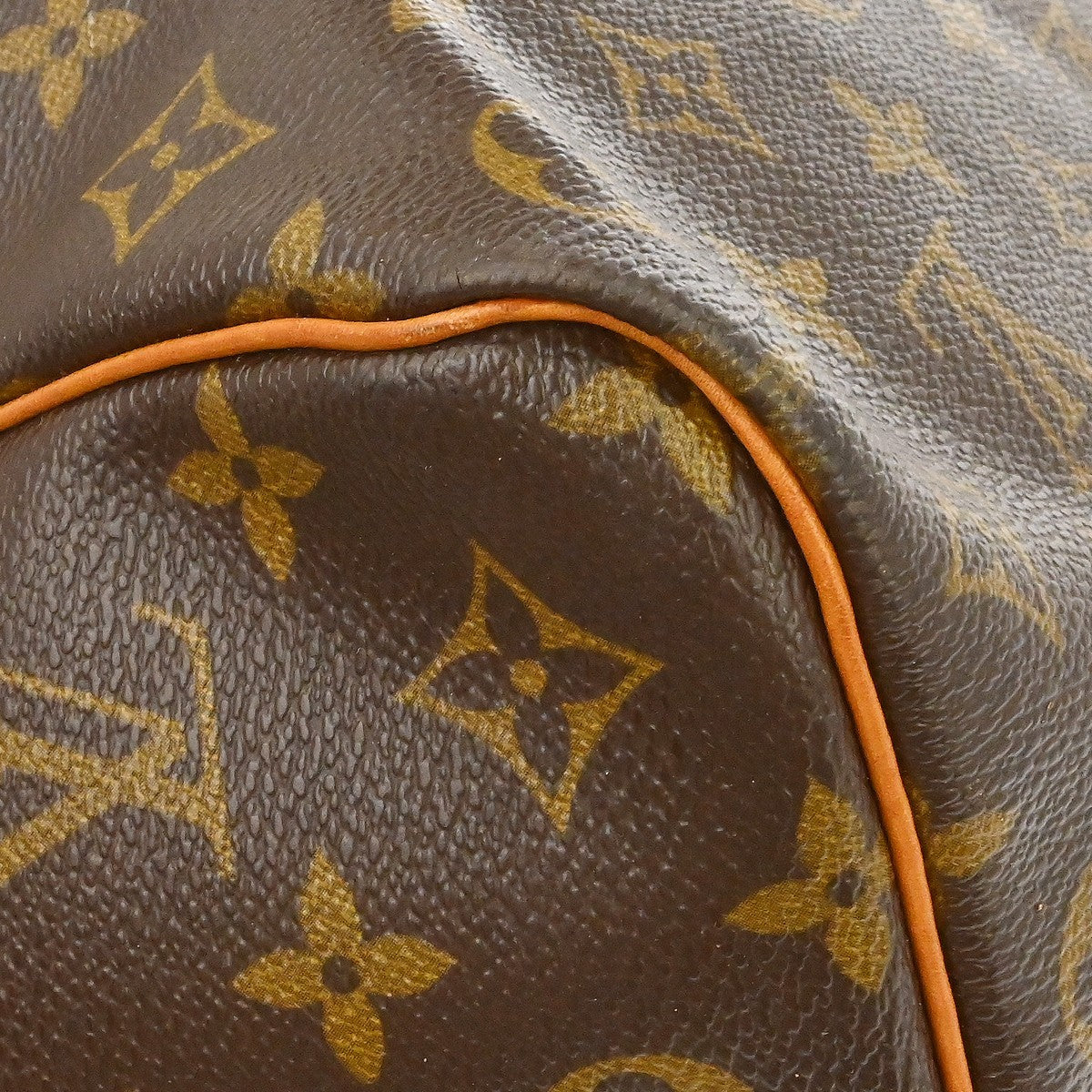 Louis Vuitton Keepall Bag Monogram Canvas Brown Canvas Travel Bag Bag (Pre-Owned)