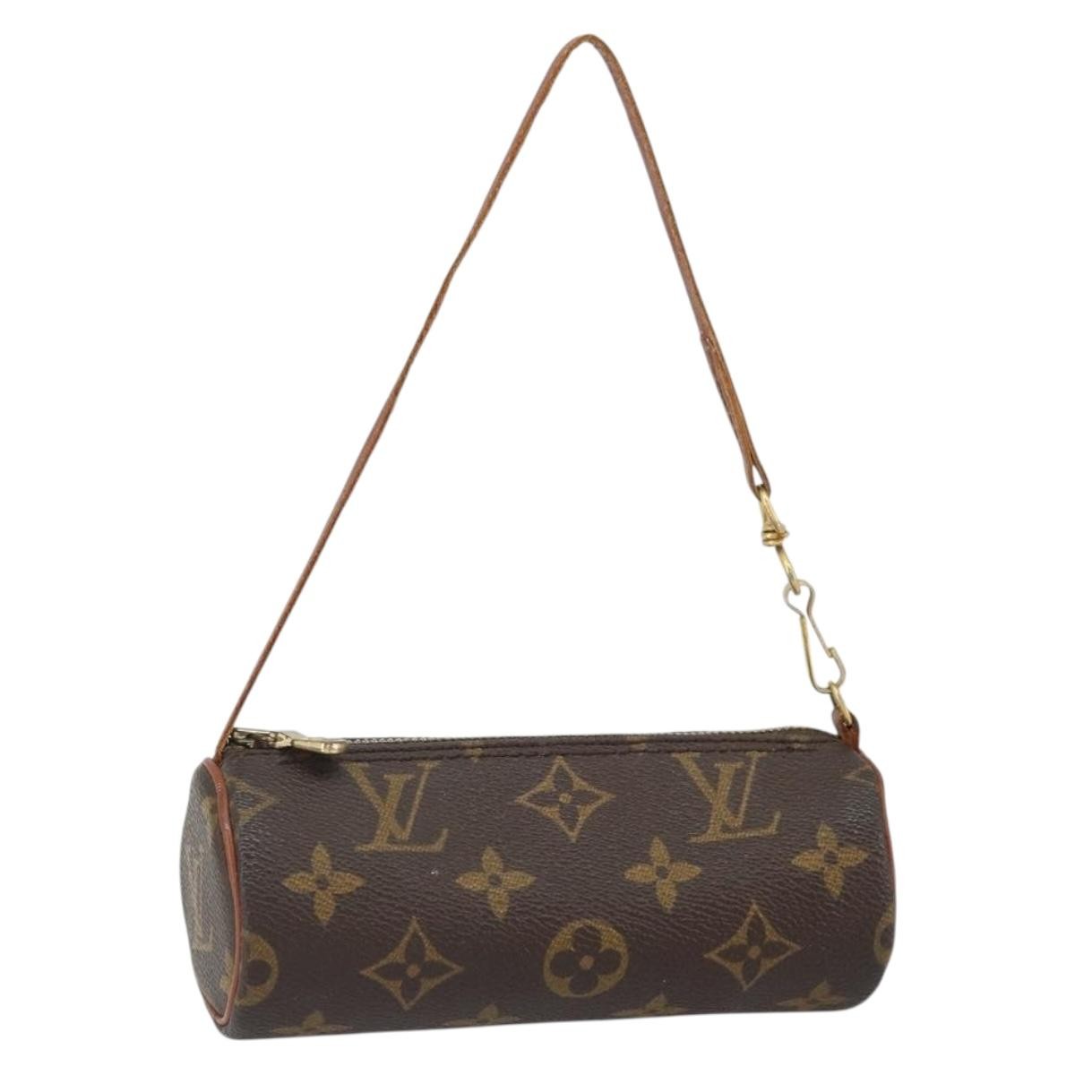 Louis Vuitton Papillon Pochette Monogram Canvas Brown Canvas Clutche & Pouche Bag (Pre-Owned)