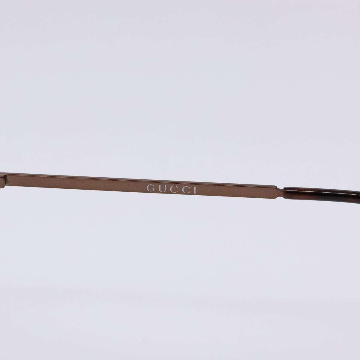 Gucci Eyewear Sunglasses Brown Metal Sunglasse Accessory (Pre-Owned)