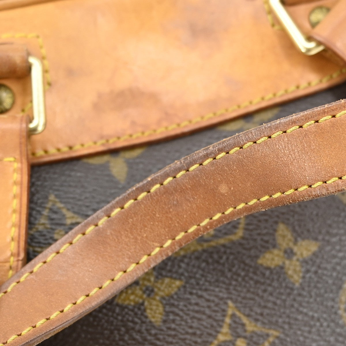 Louis Vuitton Excursion Handbag Monogram Canvas Brown Canvas Handbag (Pre-Owned)