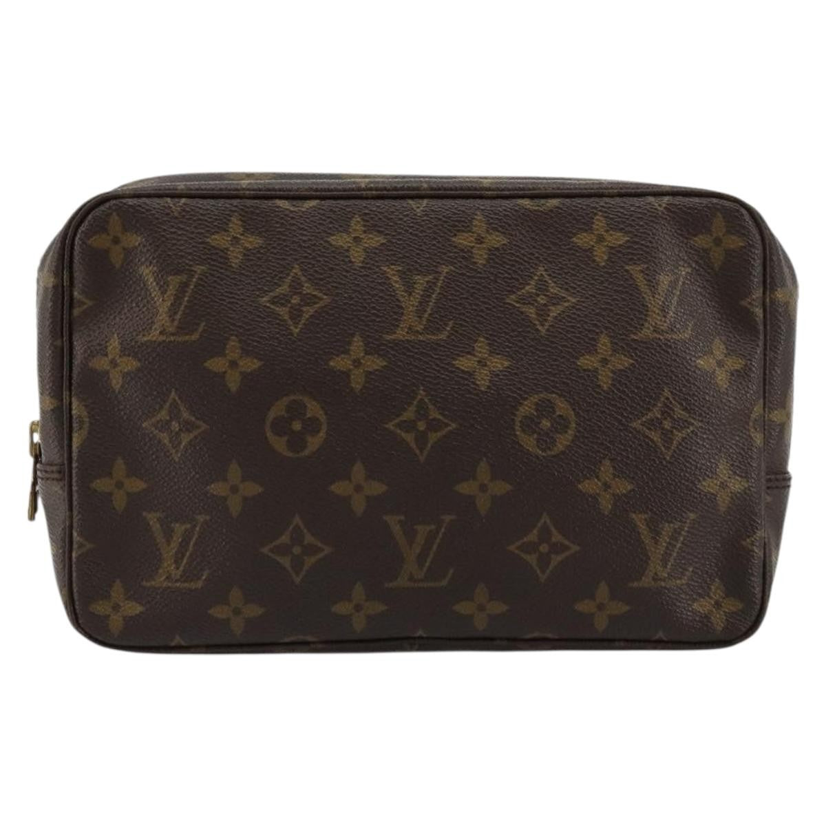Louis Vuitton Trousse Toiletry Pouch Monogram Canvas Brown Canvas Toiletry Case Accessory (Pre-Owned)