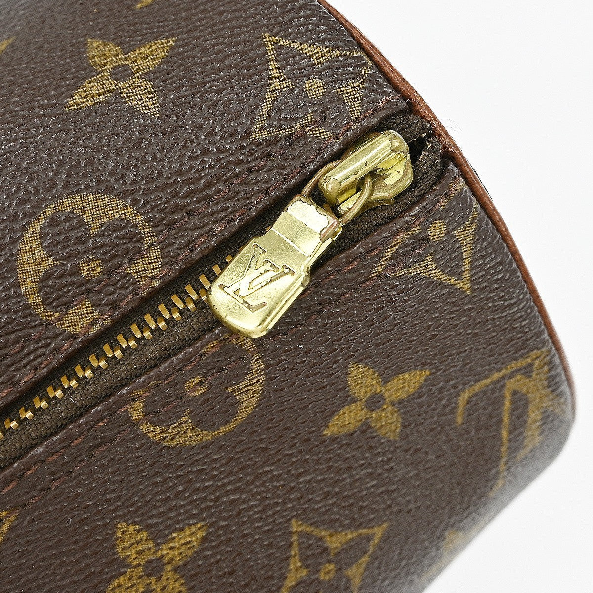 Louis Vuitton Papillon Handbag Monogram Canvas Brown Canvas Handbag (Pre-Owned)