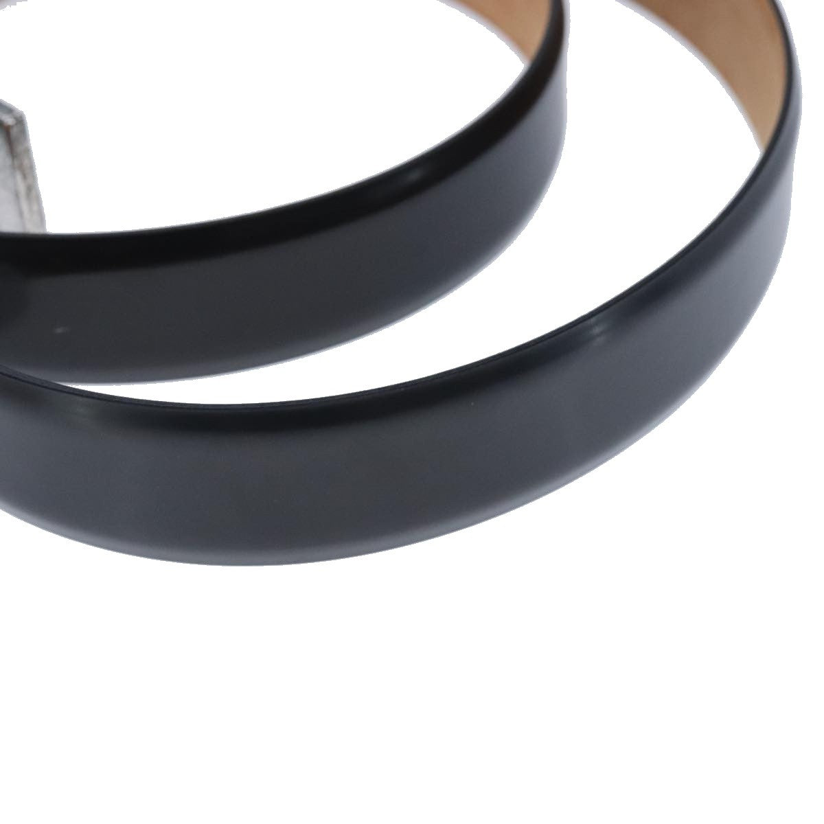 Louis Vuitton Carre Belt Leather Black Leather Belts Accessory (Pre-Owned)