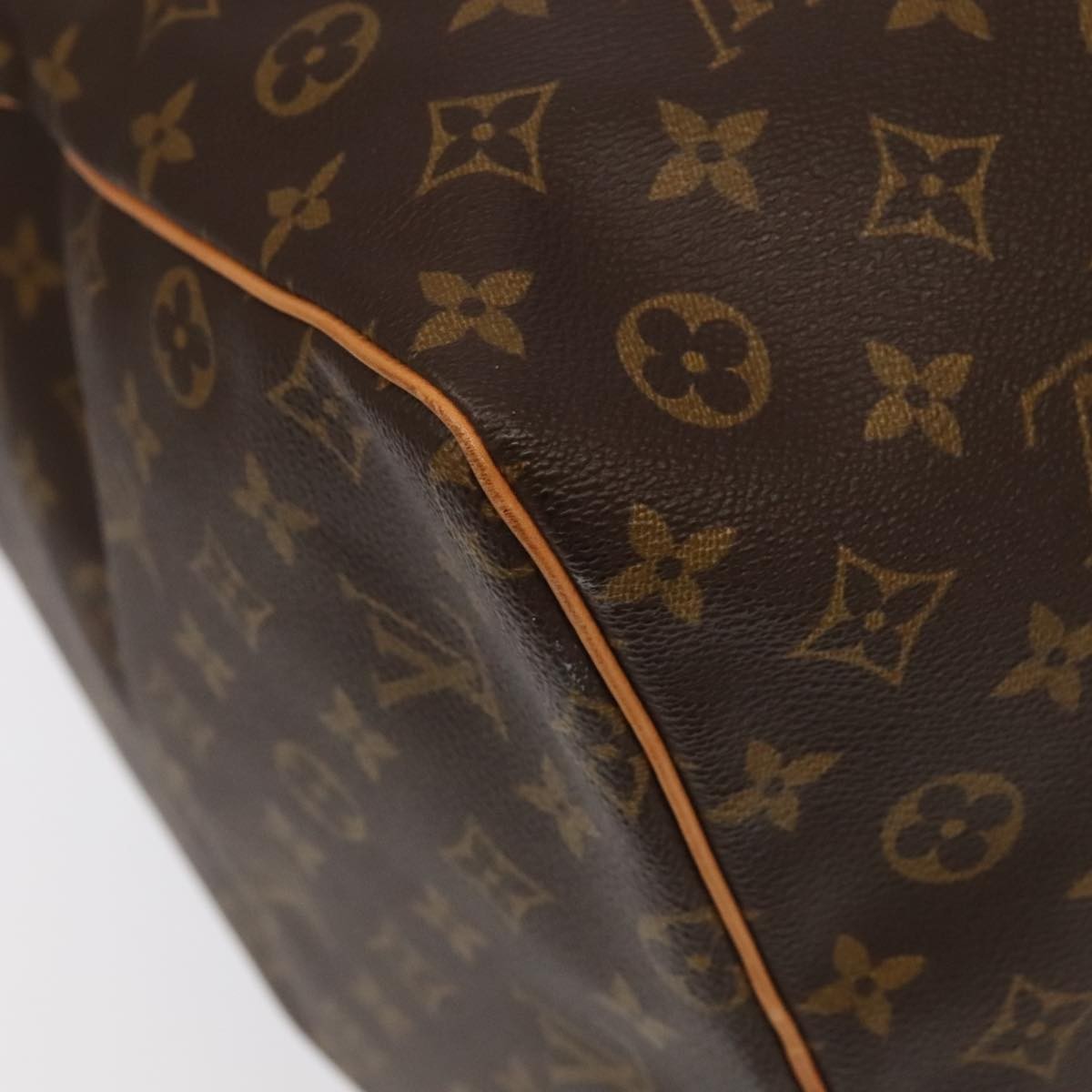 Louis Vuitton Keepall Bag Monogram Canvas Brown Canvas Travel Bag Bag (Pre-Owned)