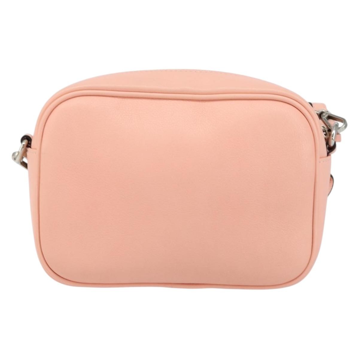 Valentino Garavani Vintage Shoulder Bag Leather Pink Leather Shoulder Bag Bag (Pre-Owned)
