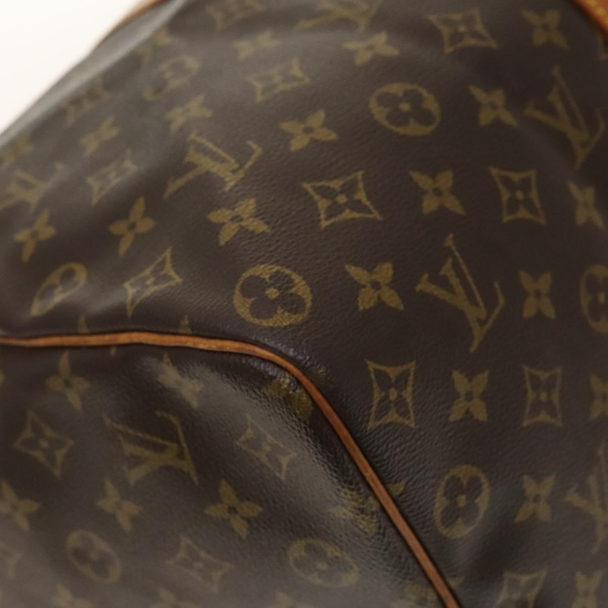 Louis Vuitton Keepall Bag Monogram Canvas Brown Canvas Travel Bag Bag (Pre-Owned)