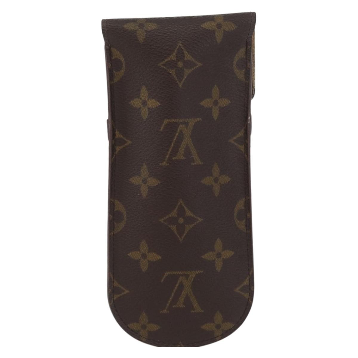Louis Vuitton Etui À Lunette Canvas Brown Canvas Wallets Accessory (Pre-Owned)