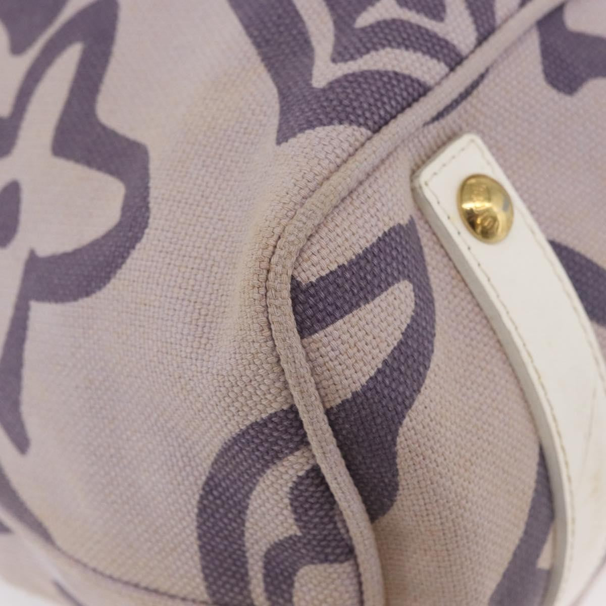 Louis Vuitton Tahitienne Cabas Canvas Purple Canvas Tote Bag Bag (Pre-Owned)