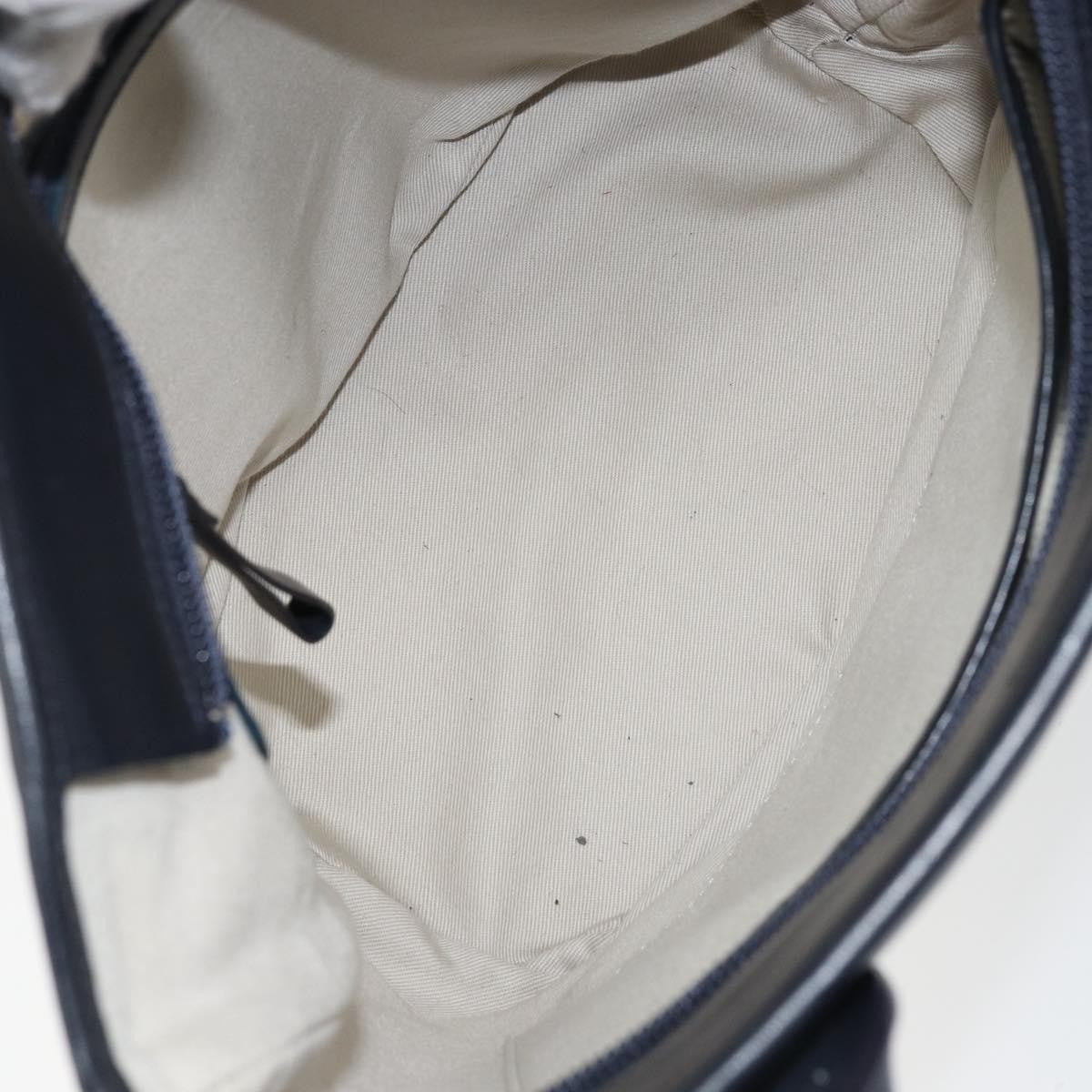 Burberry Blue Label Tote Bag Canvas White Canvas Tote Bag Bag (Pre-Owned)