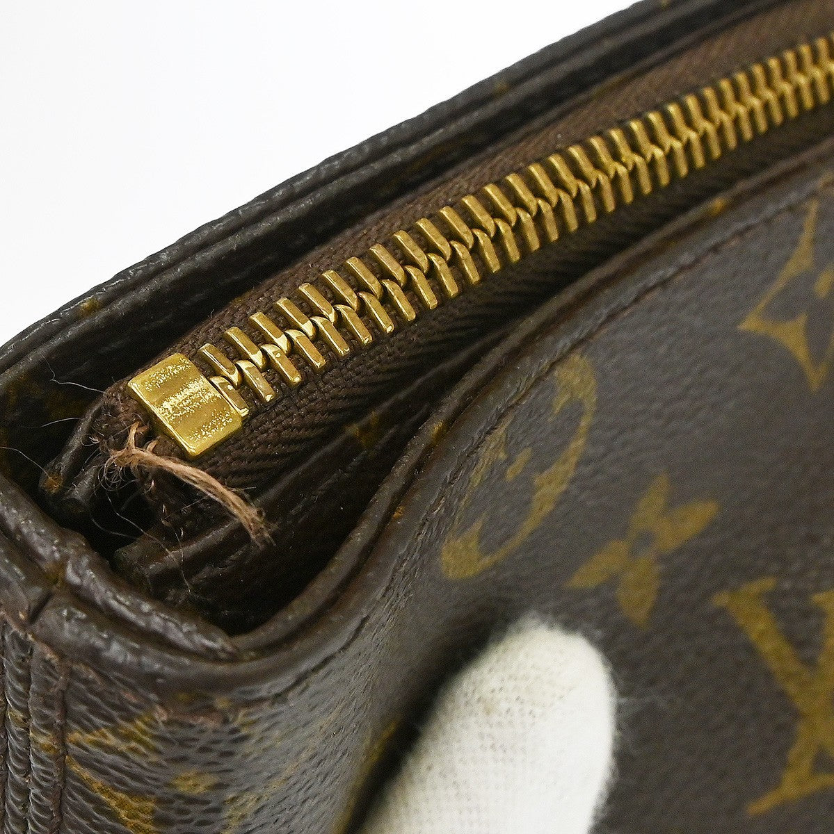 Louis Vuitton Cabas Mezzo Monogram Canvas Brown Canvas Tote Bag Bag (Pre-Owned)