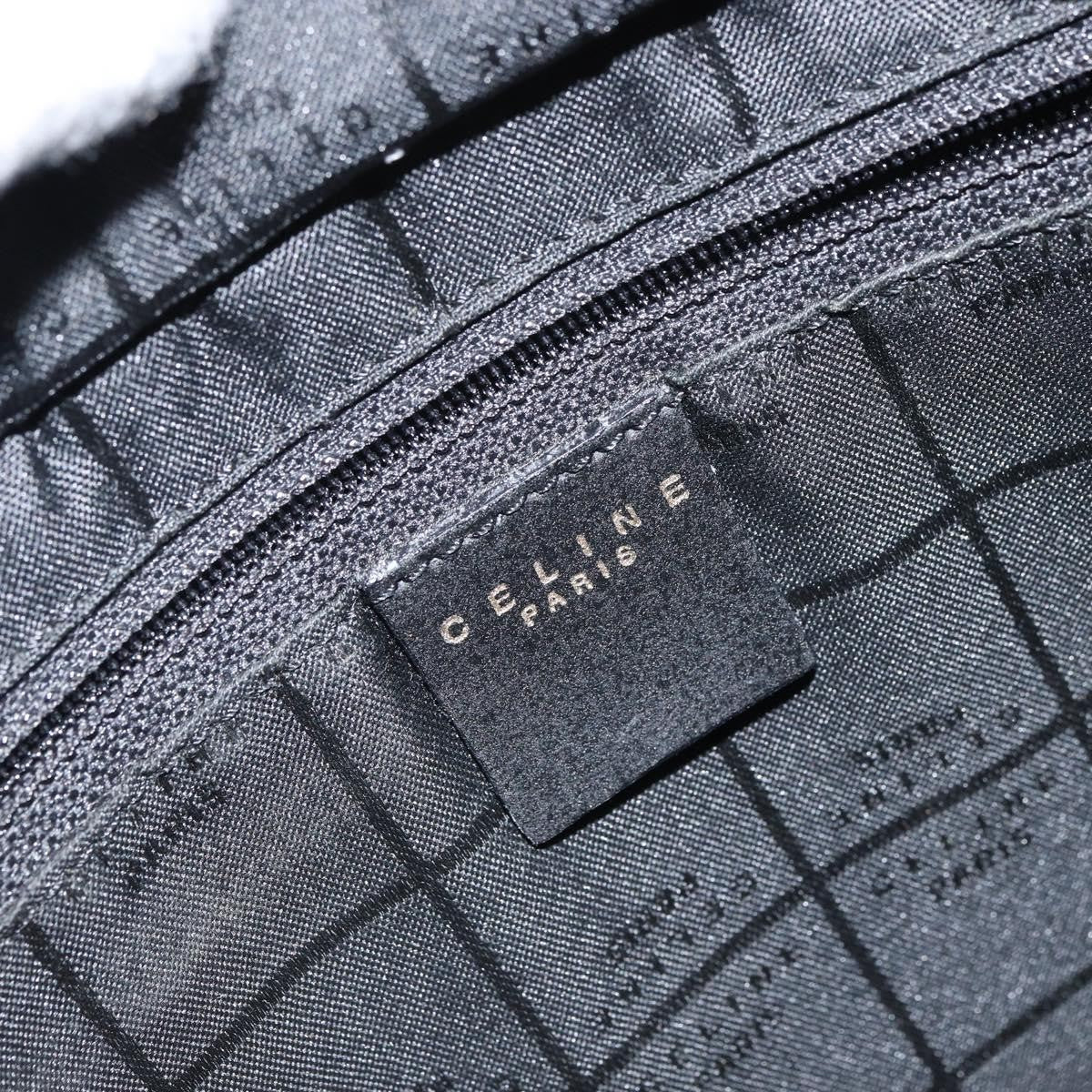 Celine Handbag Leather Black Leather Handbag (Pre-Owned)