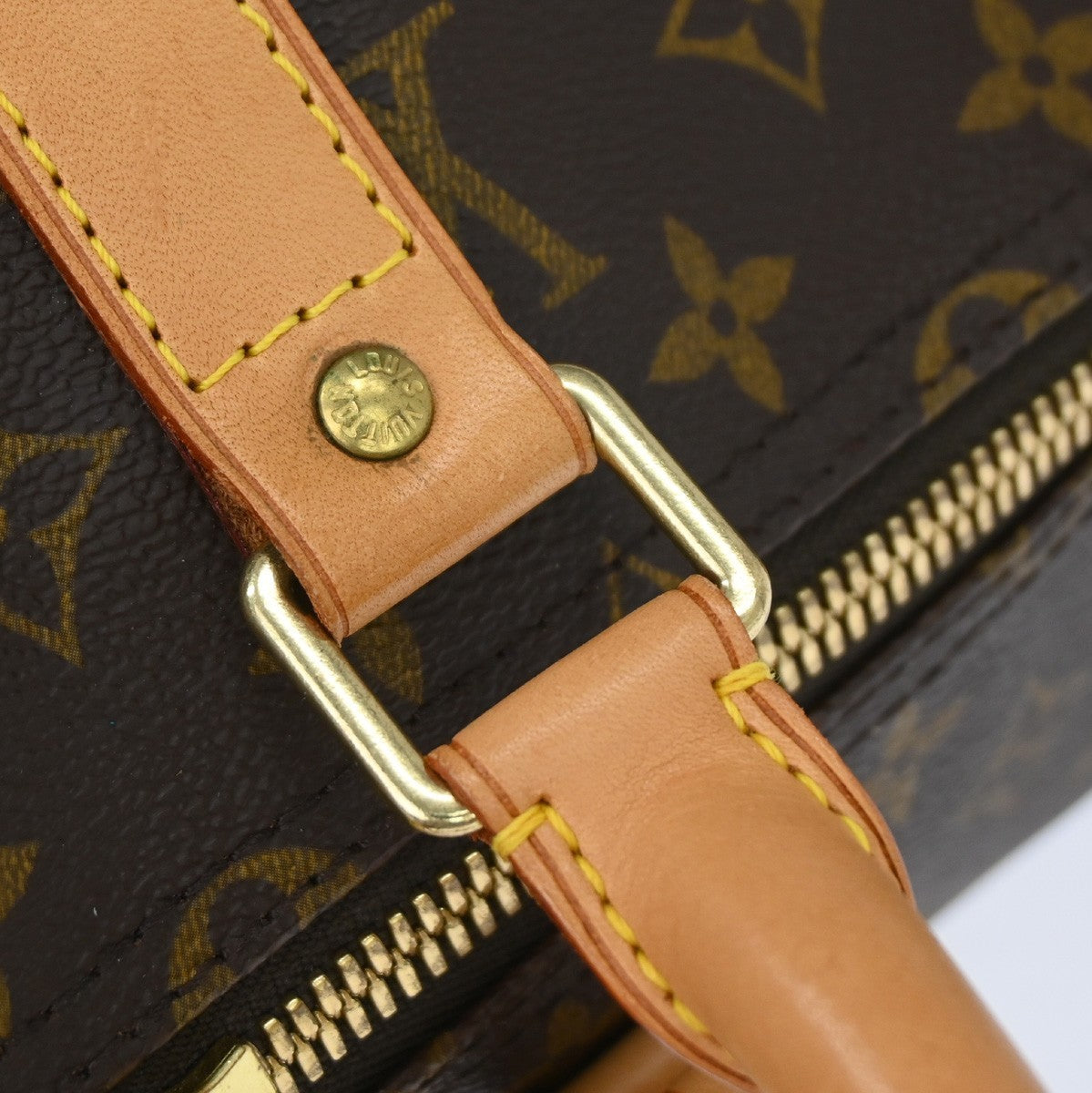 Louis Vuitton Keepall Bag Monogram Canvas Brown Canvas Travel Bag Bag (Pre-Owned)