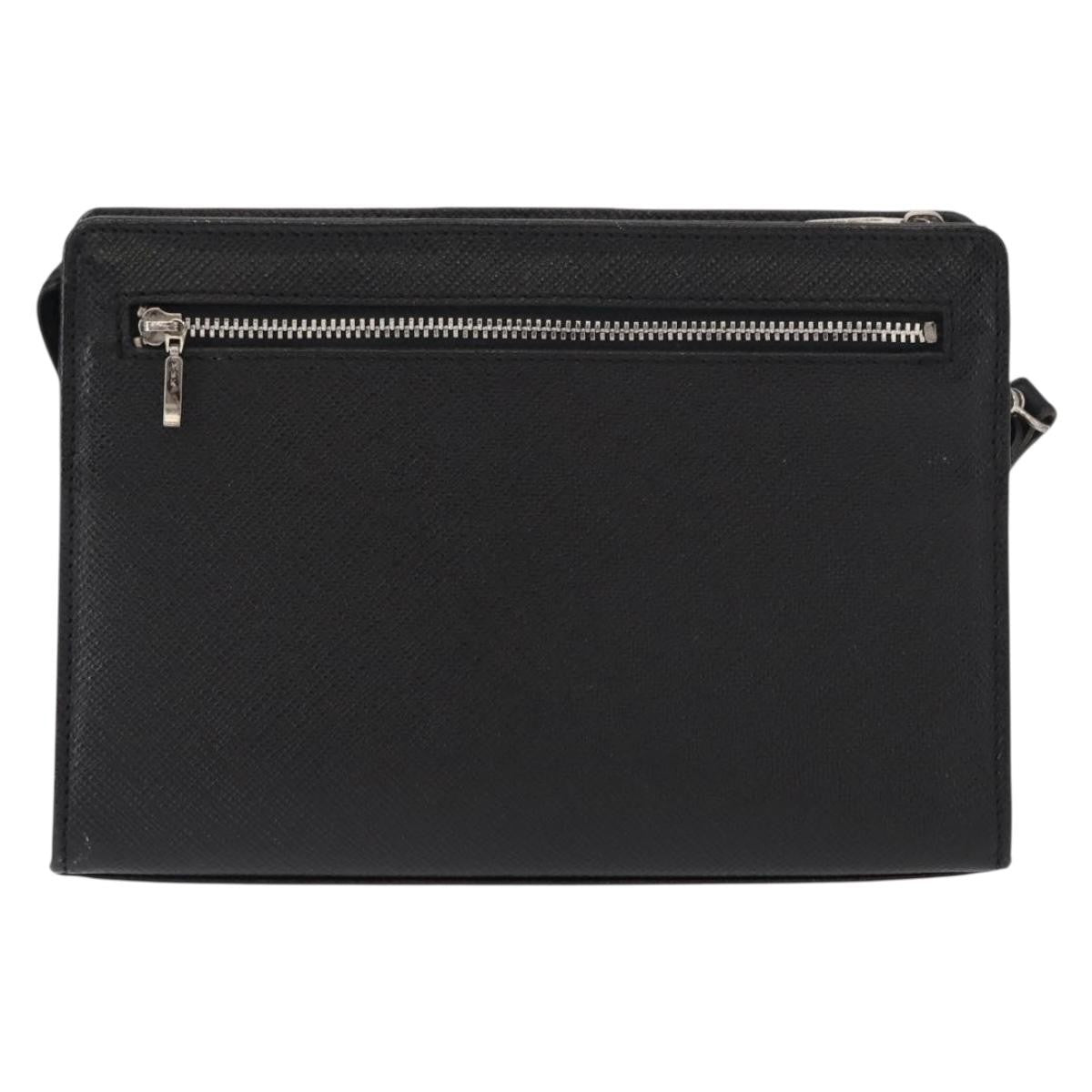 Valentino Garavani Pochette Leather Black Leather Clutche & Pouche Bag (Pre-Owned)