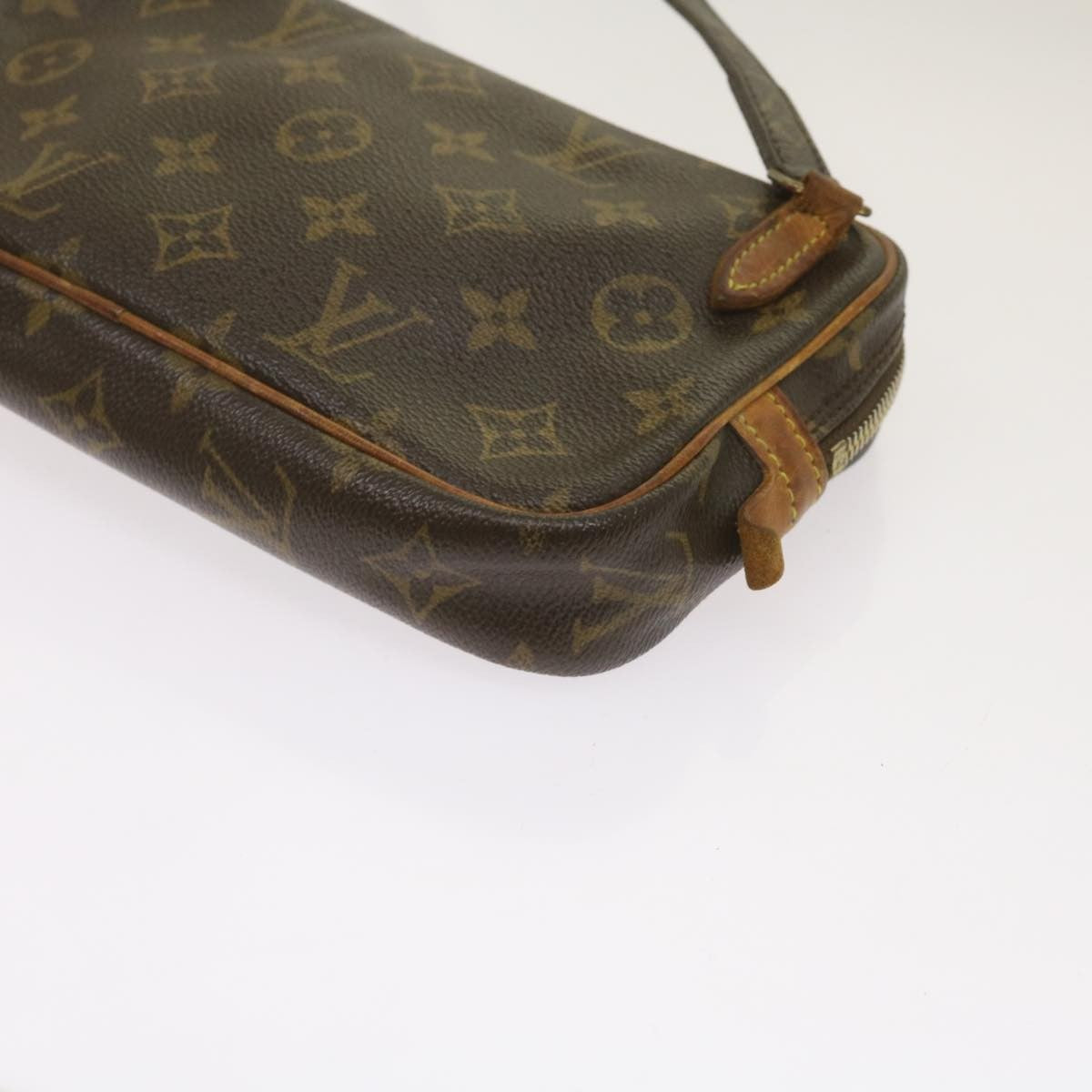 Louis Vuitton Pochette Marly Bandouliere Bag Monogram Canvas Brown Canvas Shoulder Bag Bag (Pre-Owned)