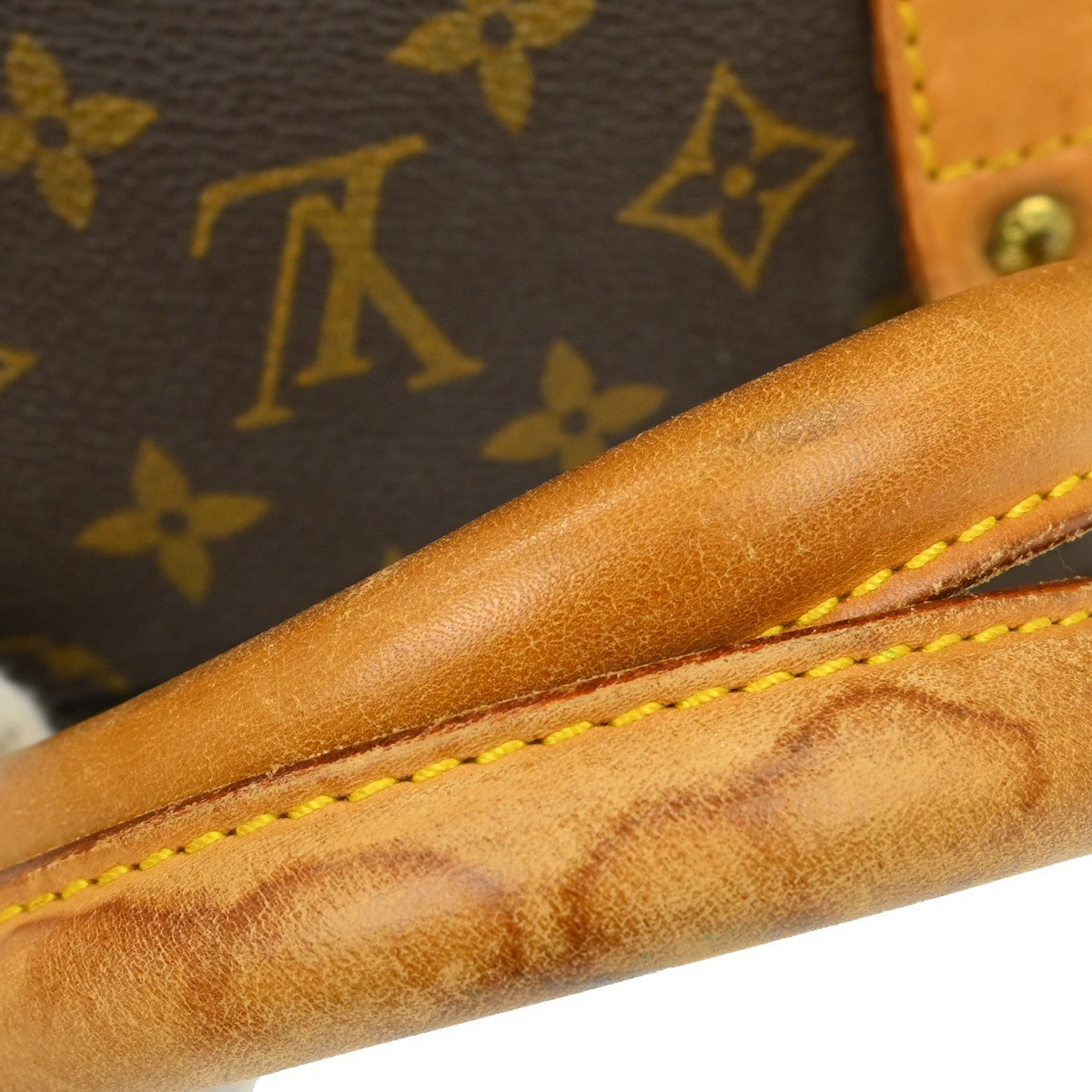 Louis Vuitton Keepall Bag Monogram Canvas Brown Canvas Travel Bag Bag (Pre-Owned)