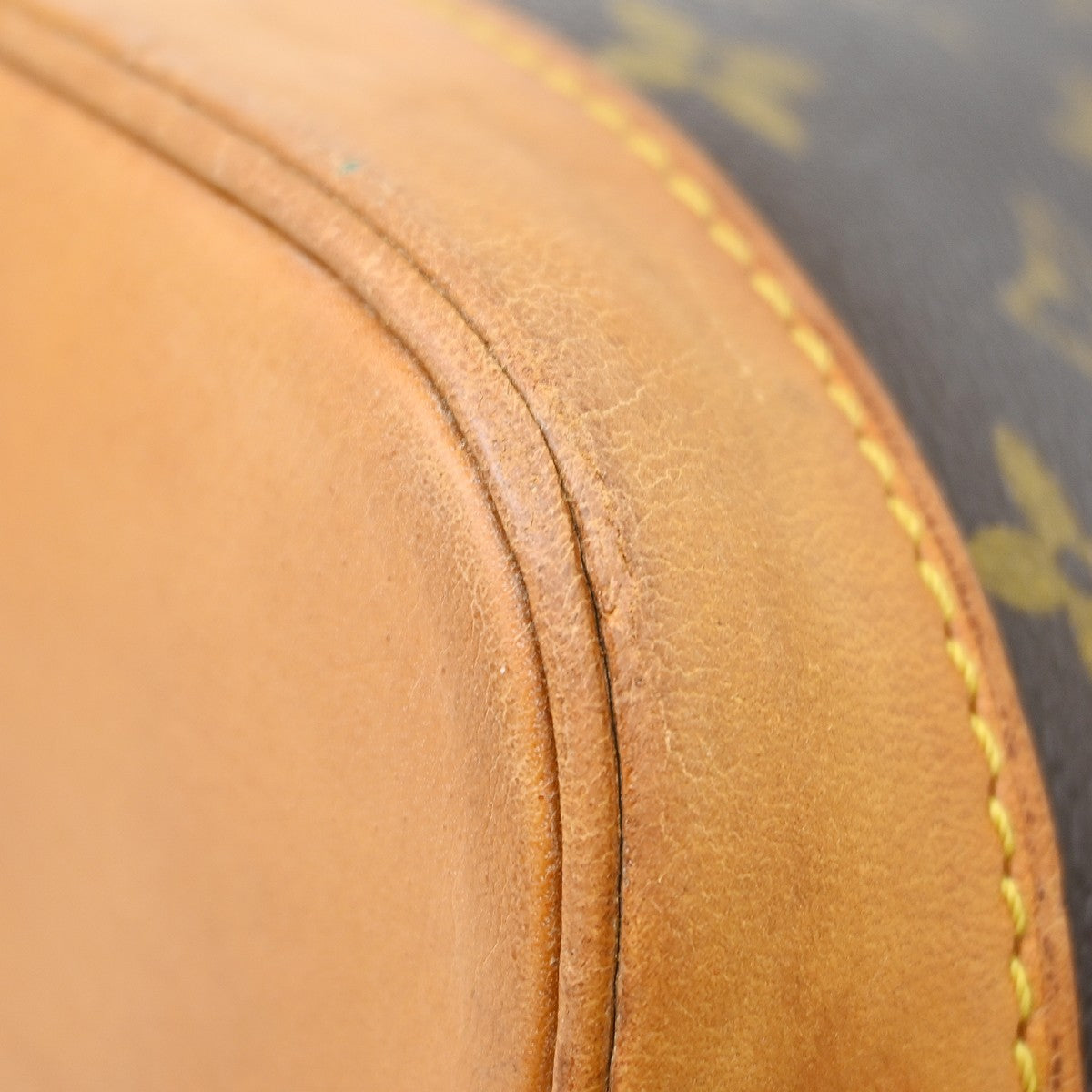 Louis Vuitton Alma Handbag Monogram Canvas Brown Canvas Handbag (Pre-Owned)