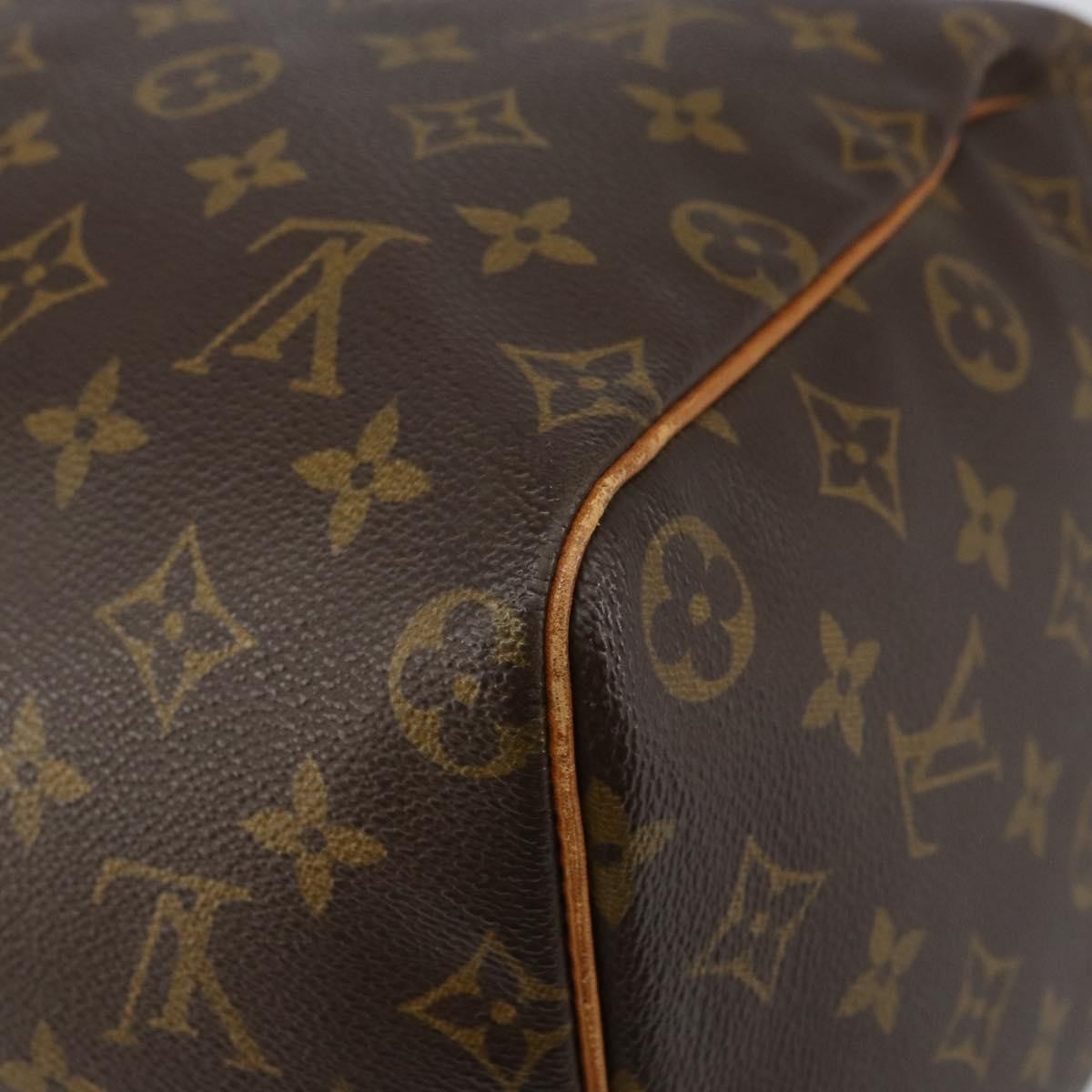 Louis Vuitton Speedy Handbag Monogram Canvas Brown Canvas Handbag (Pre-Owned)